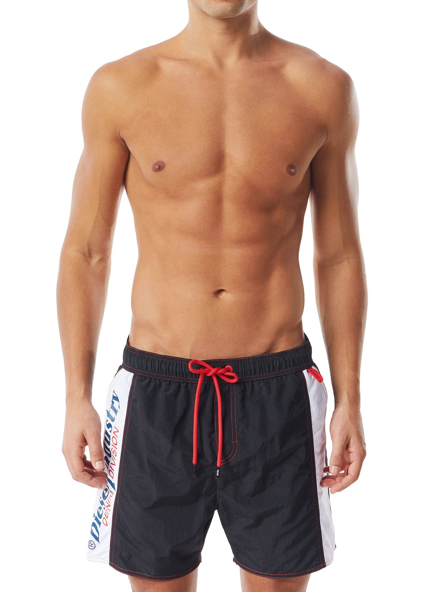 Diesel Badeshorts Badehose mit Kordelzug und Retro-Logo - BMBX-CAYBAY