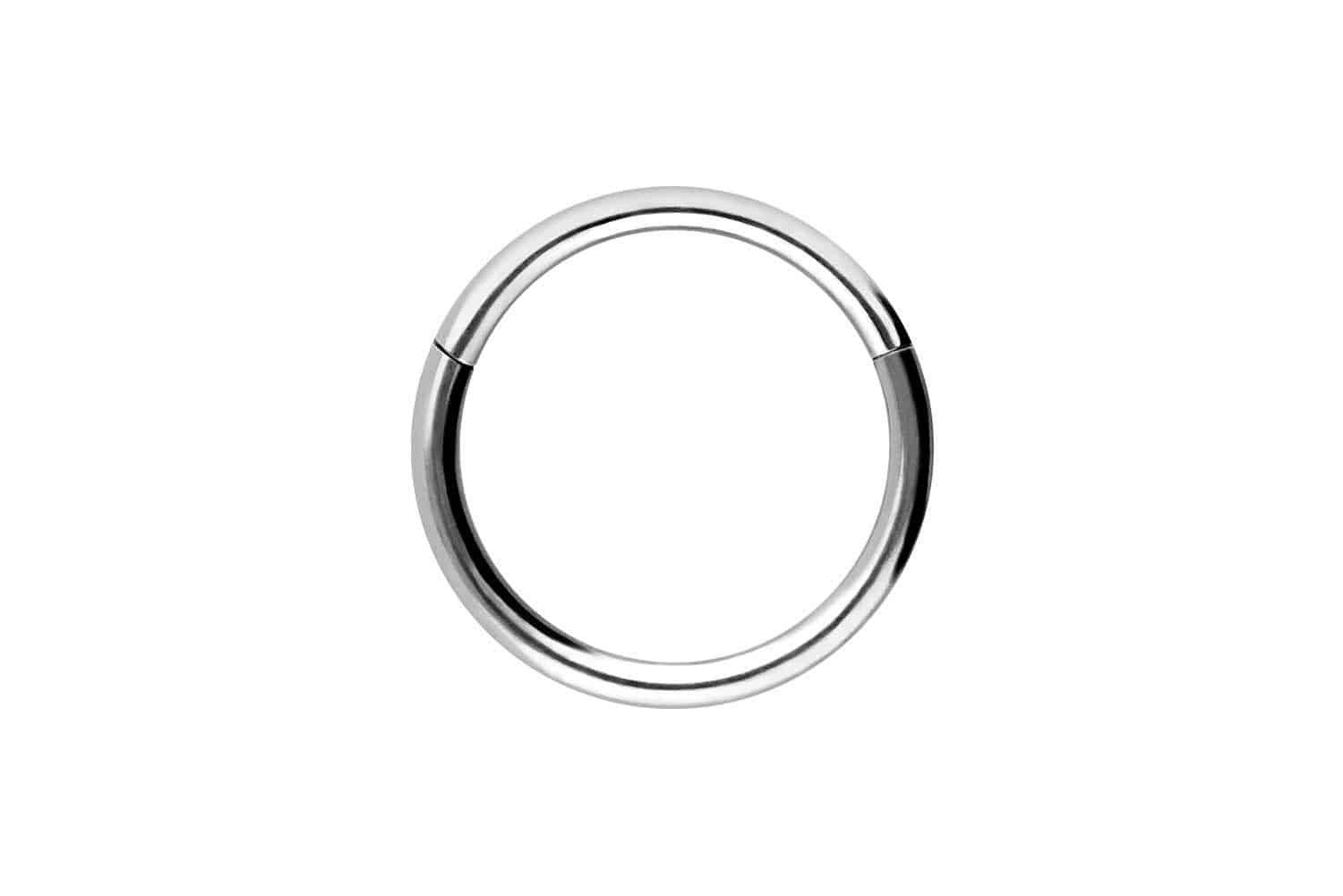 PIERCINGLINE Nasenpiercing Titan Segmentring Clicker Ohrpiercing Septum Nase (Clicker, 1-tlg), Ohrpiercing für Conch, Helix, Tragus, Daith, Lobe