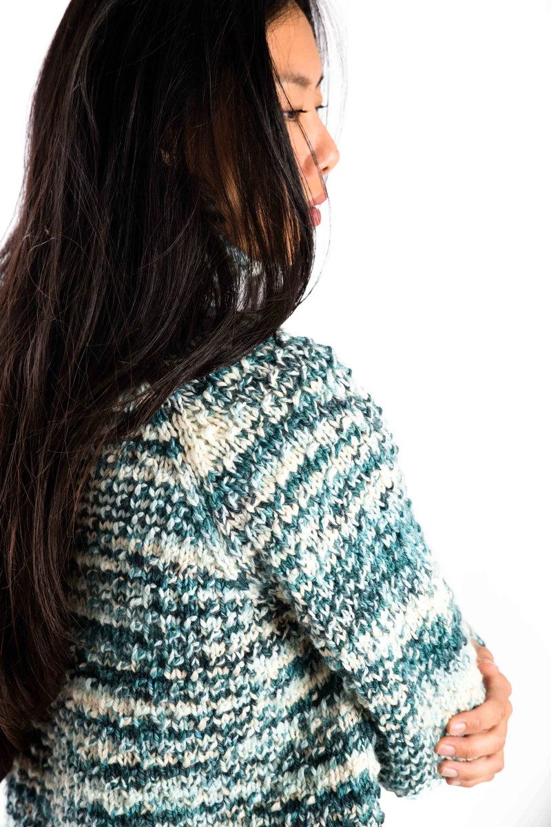 Fuza Wool of Denmark Wollpullover Fuza Wool of Denmark Damen Butterfly HN Wollpullover