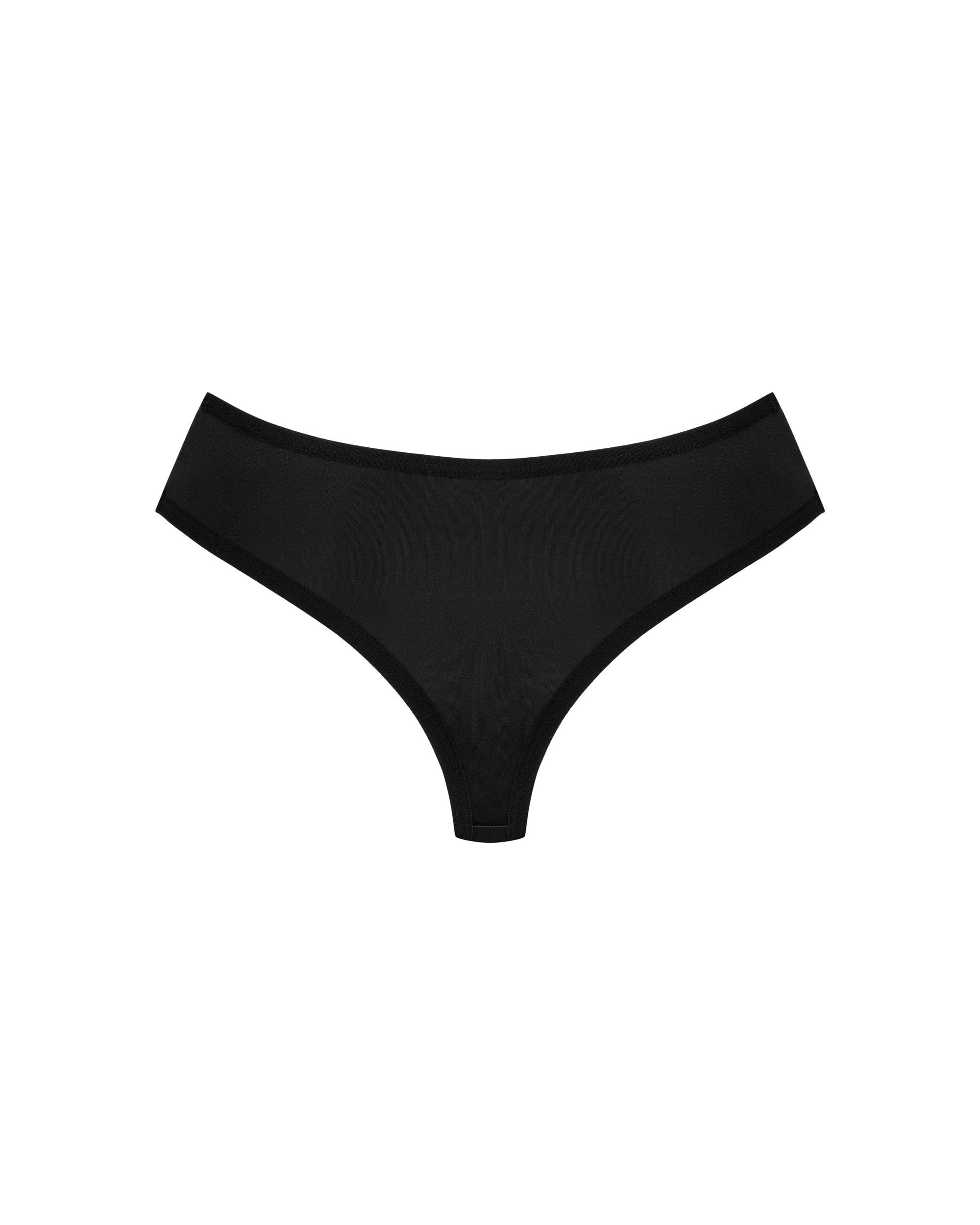 Slip Slip 1-St) schwarz (einzel, elastisch Obsessive BellaRou teiltransparent