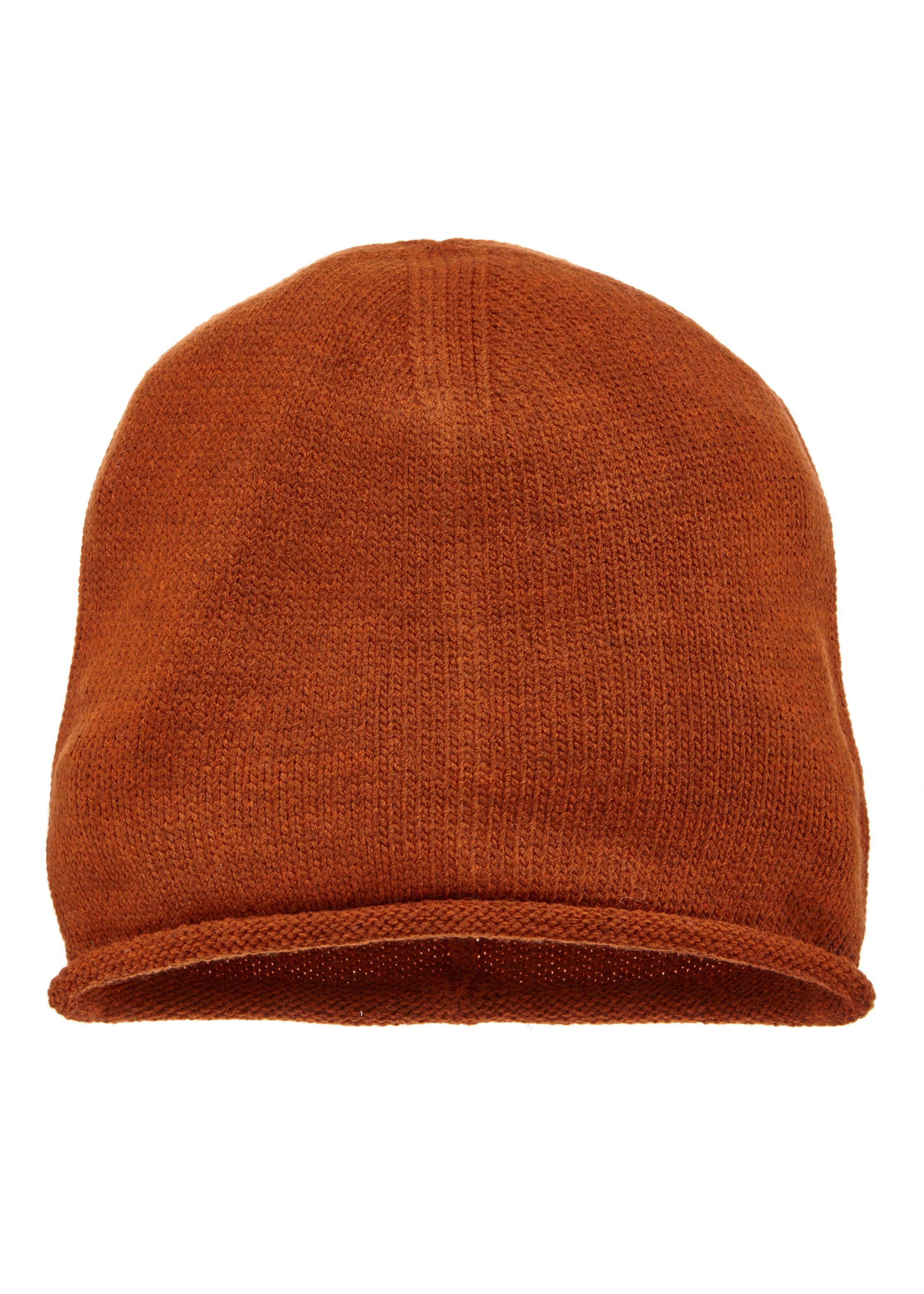 LASCANA Beanie Strickmütze Feinstrick mit Rollrand, günstig online kaufen