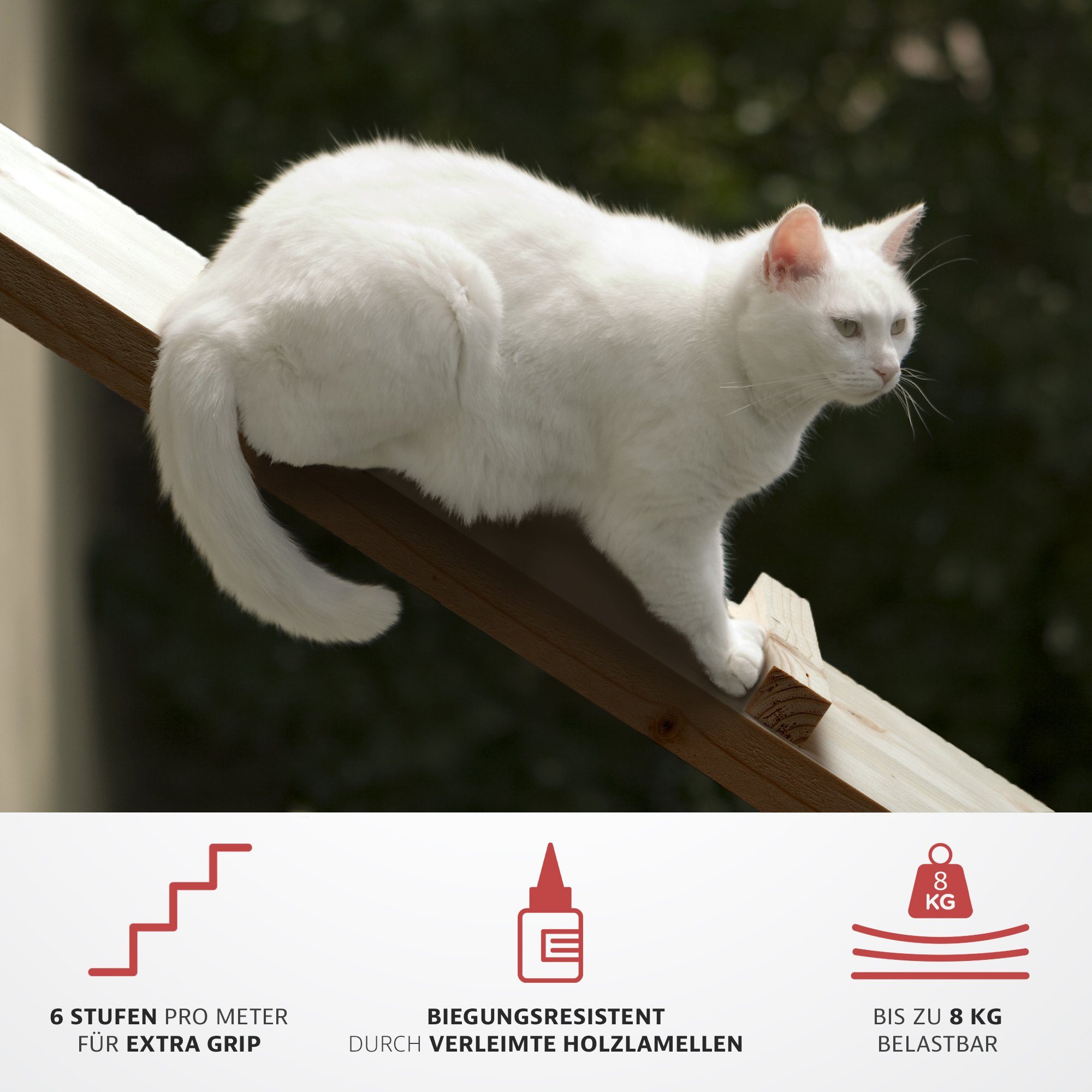Elmato 13015 Cat Staircase, Expandable to 1-4 m (3 m with 2 Connectors