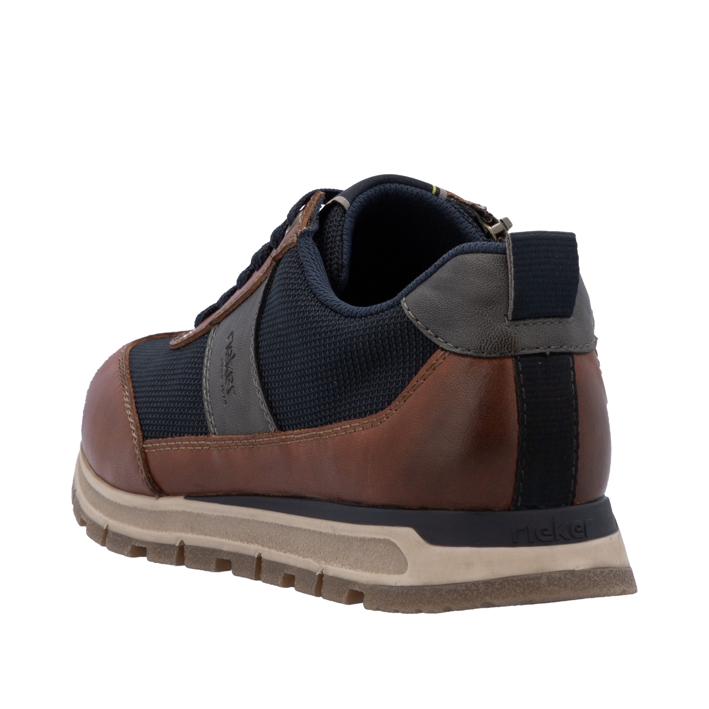 Rieker Sneaker Schnürschuh, Halbschuh, Casual-Sneaker mit gep. Schaftrand