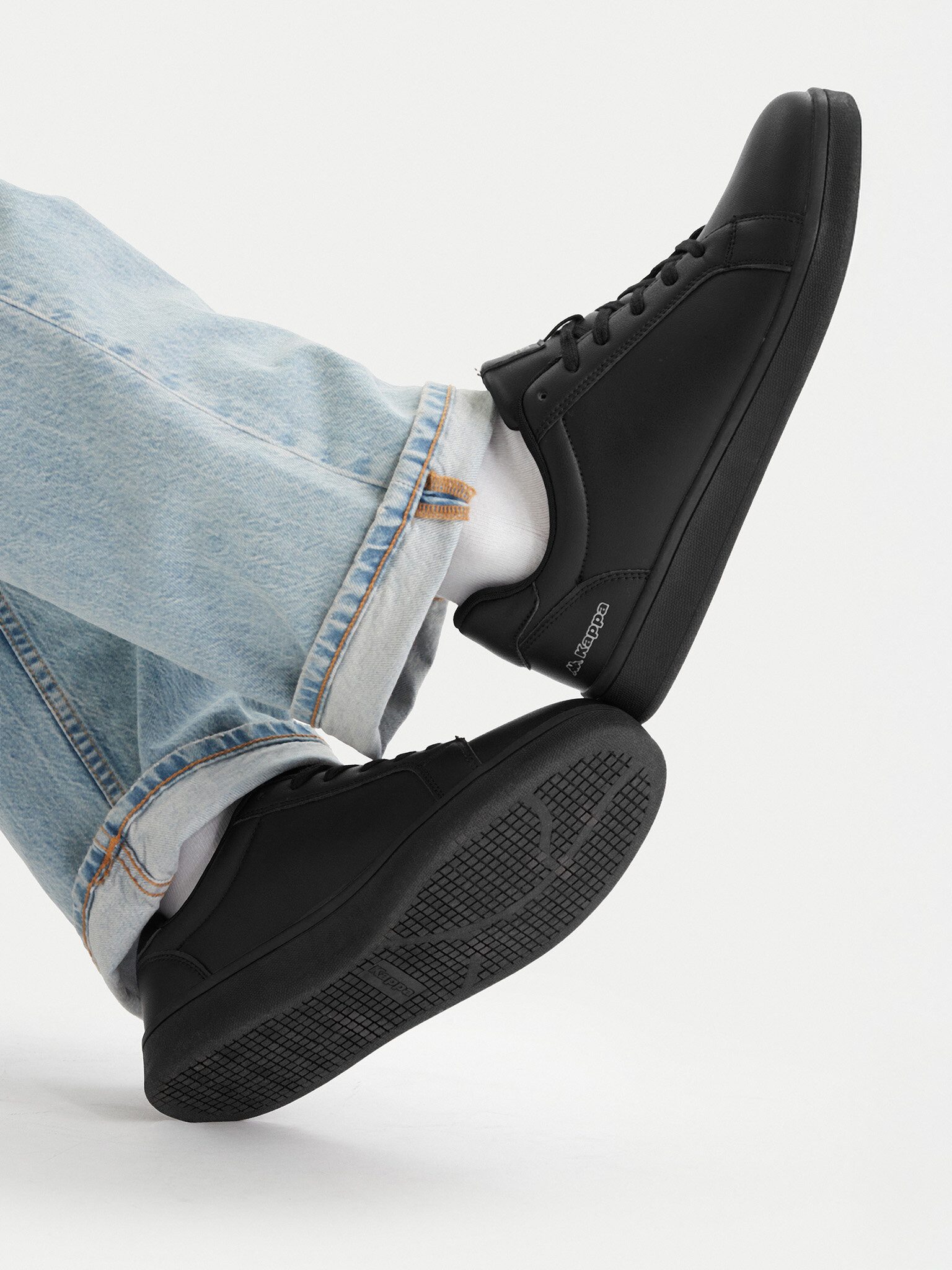 Kappa Kappa Herrensneaker Schwarz KAPPA-CEOWB-MP87-26146 Schwarz Sneaker