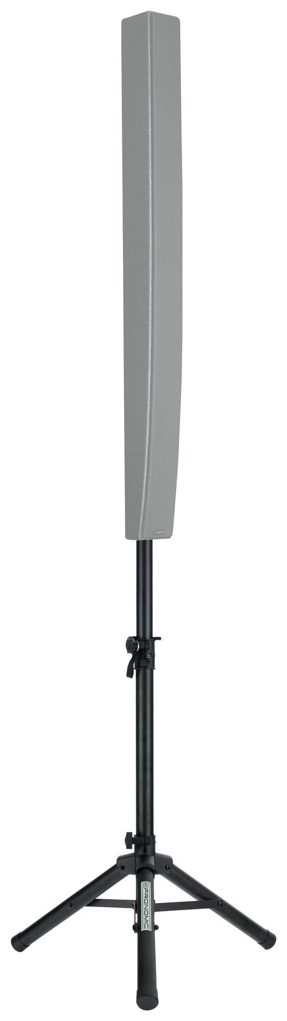 Pronomic Lautsprecherständer Boxenstativ - Niedriger Monitor-Ständer aus Stahl, (Höhenverstellbar, 1-tlg., Belastbarkeit bis 50 kg, Ideal für Linienstrahler, Akustik-Verstärker)