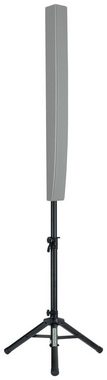 Pronomic Boxenstativ - Niedriger Monitor-Ständer aus Stahl Lautsprecherständer, (Höhenverstellbar, 1-tlg., Belastbarkeit bis 50 kg, Ideal für Linienstrahler, Akustik-Verstärker)