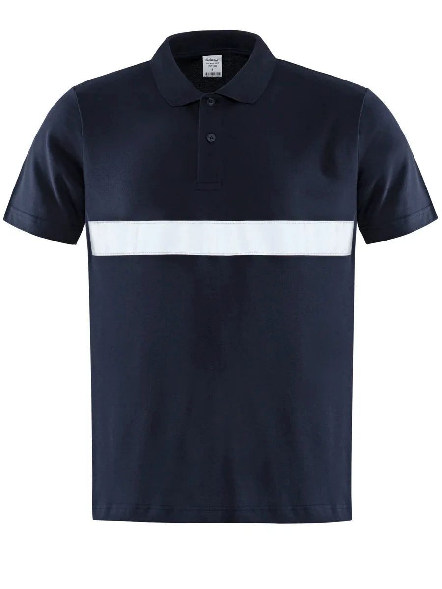 Poloshirt Polo-Shirt mit Reflexstreifen Warnschutz – ISMONT ISM 6620