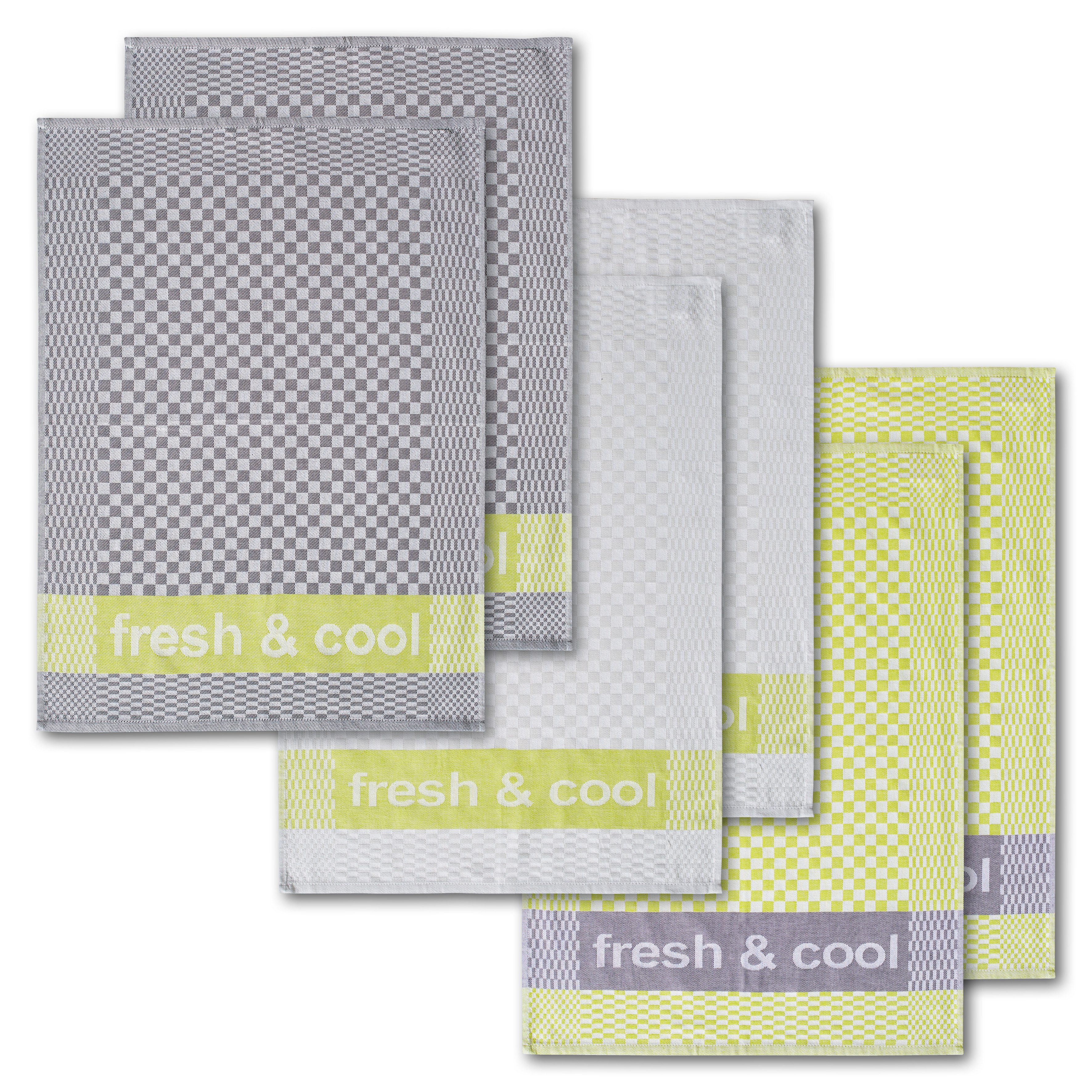 Dyckhoff Geschirrtuch Fresh & Cool, Maße je Tuch ca. 50x70 cm, (Set, 6-tlg) günstig online kaufen