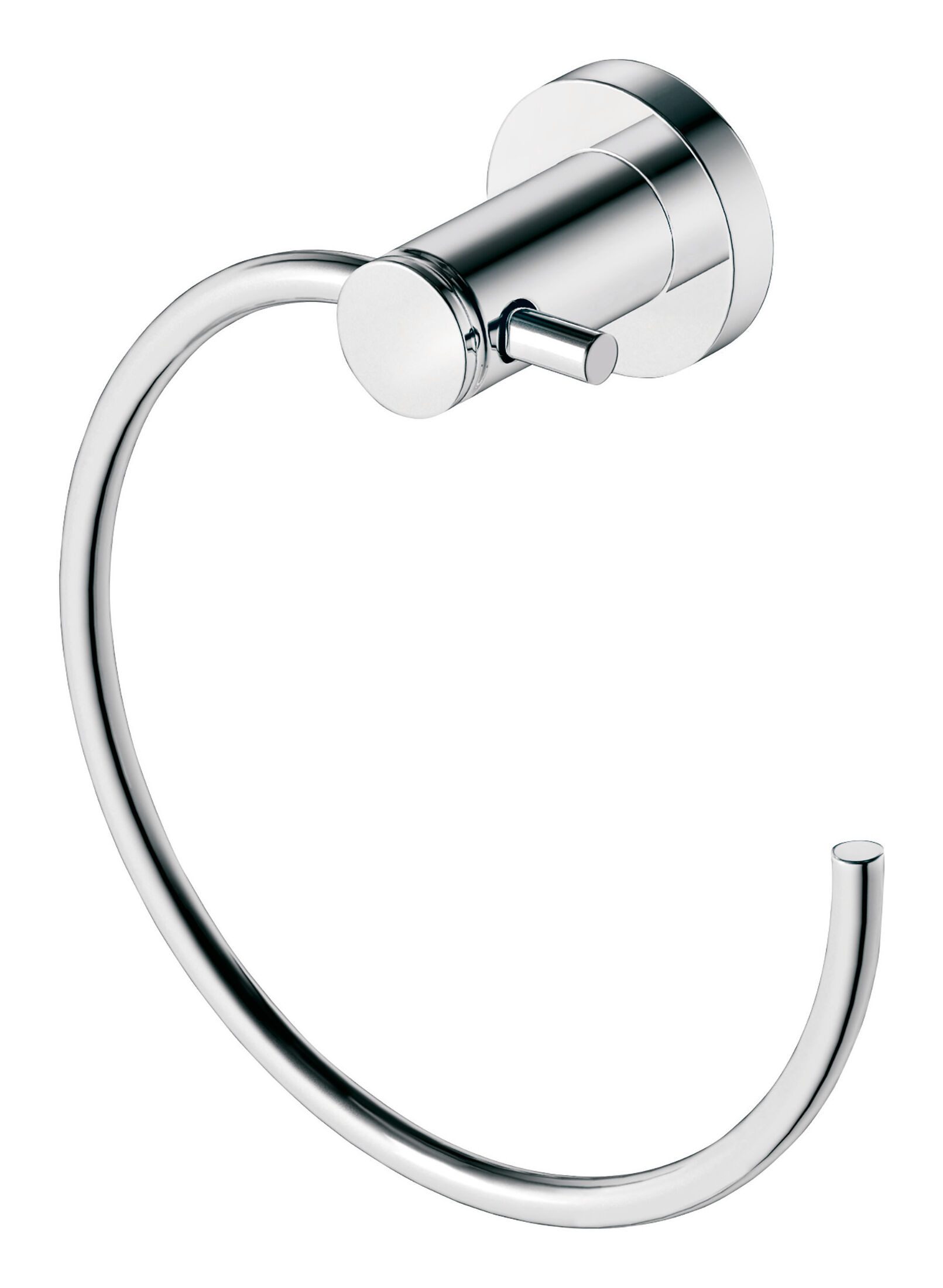 Duravit Handtuchhalter D-Code, Handtuchring - Chrom