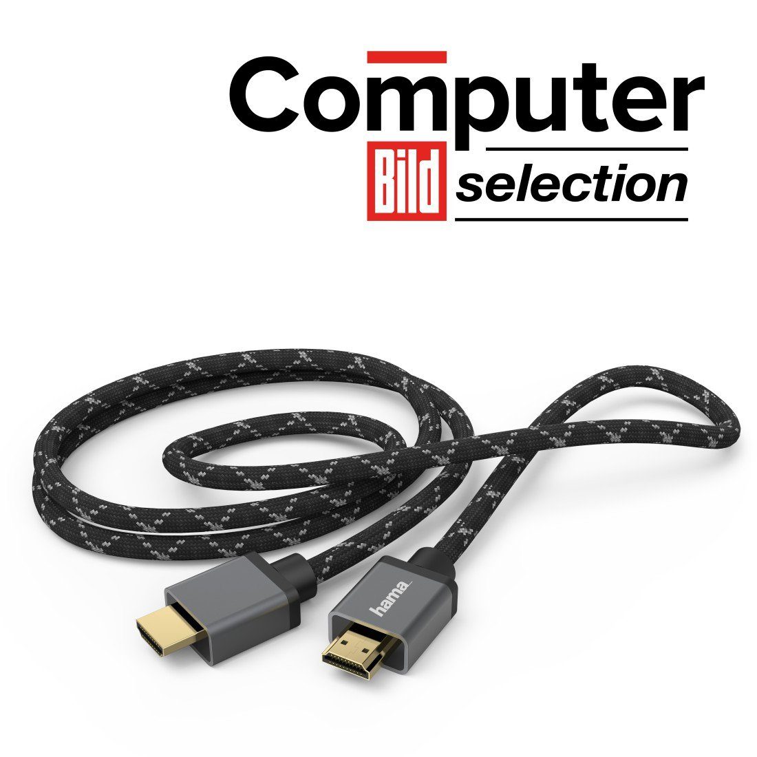 Hama Ultra High Speed HDMI™-Kabel, Ultra-HD 7680 x 4320 (8K), Aluminium HDMI-Kabel, HDMI, HDMI (200 cm), Lizenziert für HDMI™ Ultra High Speed, lizenziert von/durch: HDMI.org | Monitorkabel
