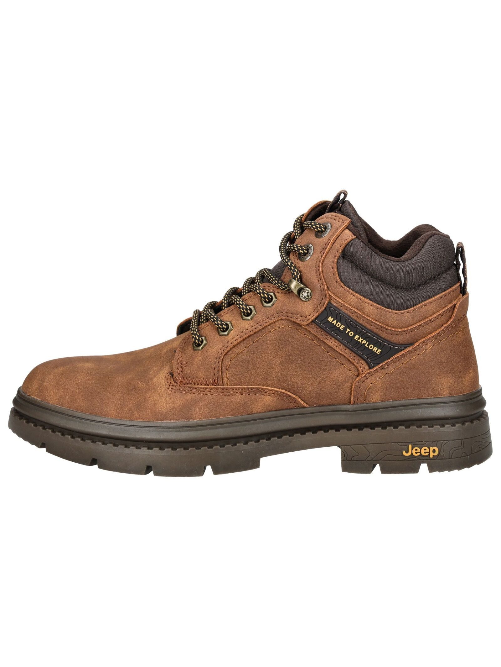 Jeep Jeep Stiefelette Lederimitat/Textil Schnürstiefelette günstig online kaufen