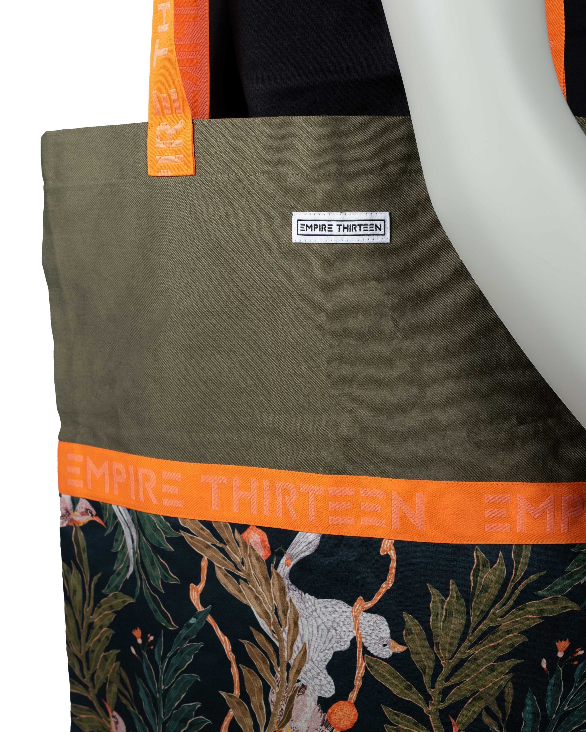 EMPIRE-THIRTEEN Tragetasche Jungle, Made in Germany, Vegan, Allover Print