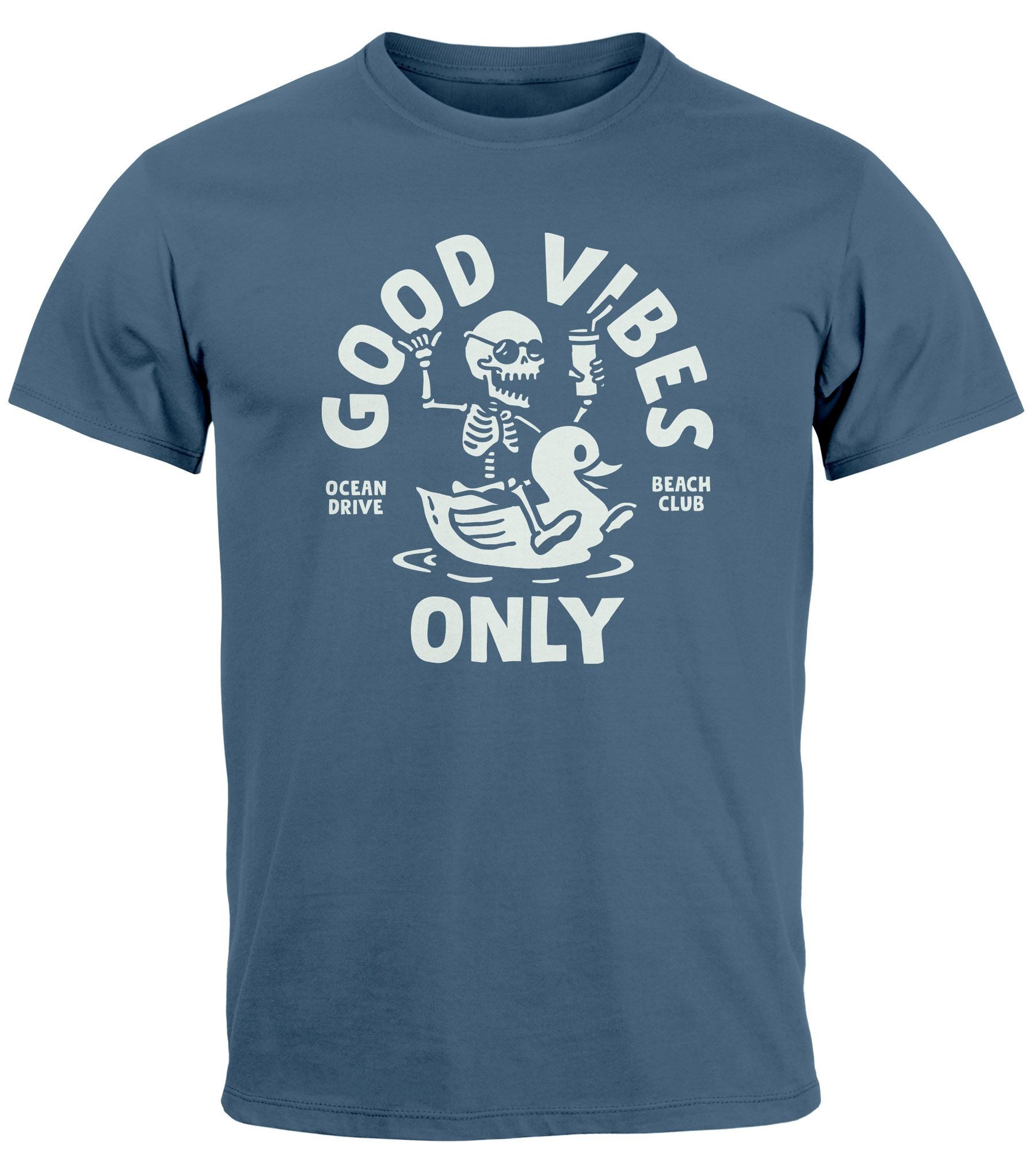 Neverless Print-Shirt Herren T-Shirt Printshirt Spruch günstig online kaufen