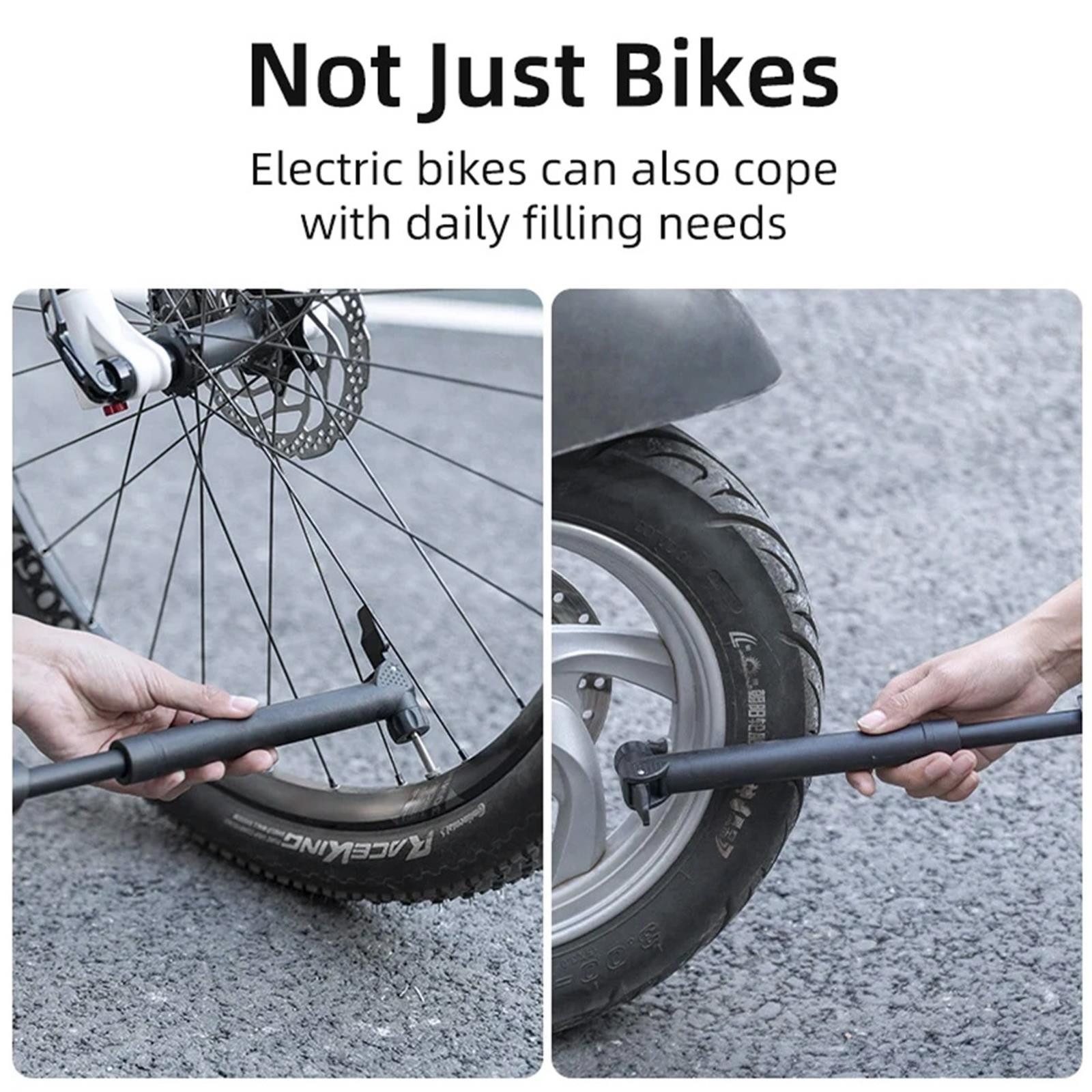 ROCKBROS Luftpumpe Fahrrad Luftpumpe Minipumpe MTB Rennrad E-Bike, tragbare mini Handpumpe