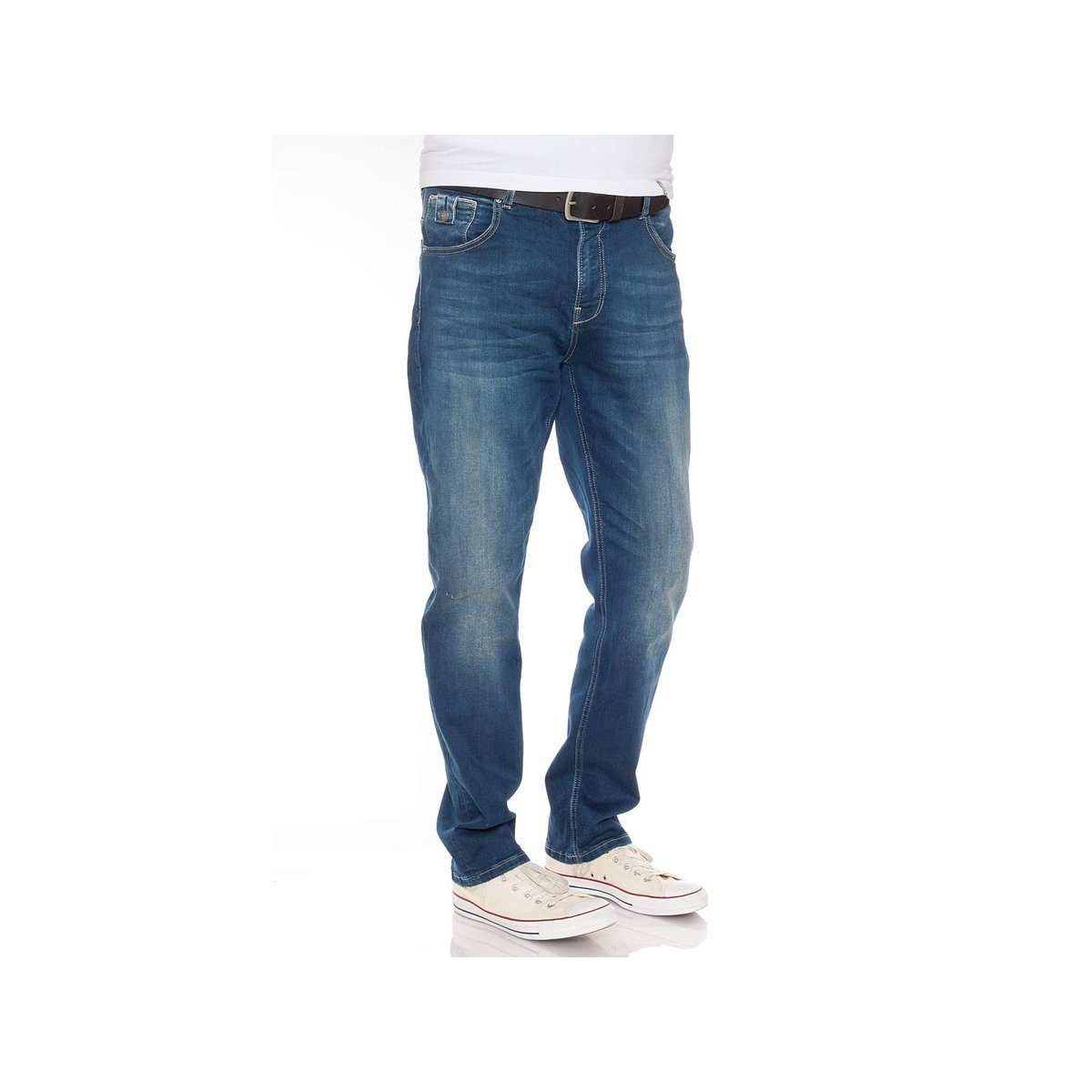Mod 5-Pocket-Jeans blau 8 (1-tlg)