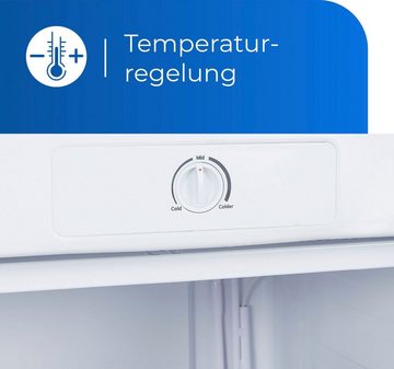 exquisit Gefrierschrank GS230-010E weiss, 143,5 cm hoch, 55,0 cm breit, 165 L Volumen, 4 Sterne Gefrieren