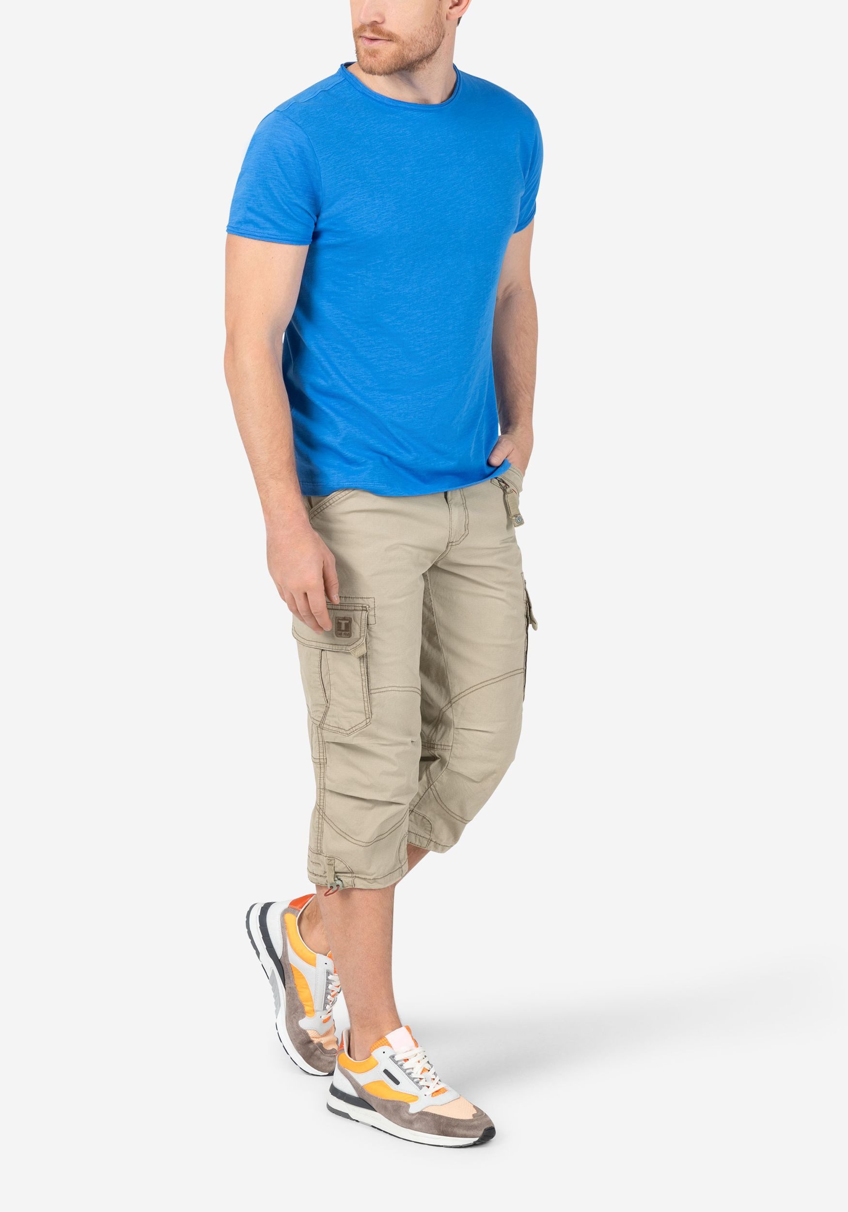 TIMEZONE Cargoshorts Cargo mit Gürtel und Design Taschen Loose MilesTZ Short