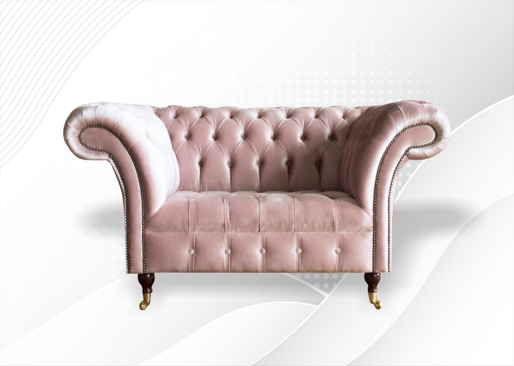 JVmoebel Chesterfield-Sessel, Chesterfield Sessel 1,5 Sitzer Design