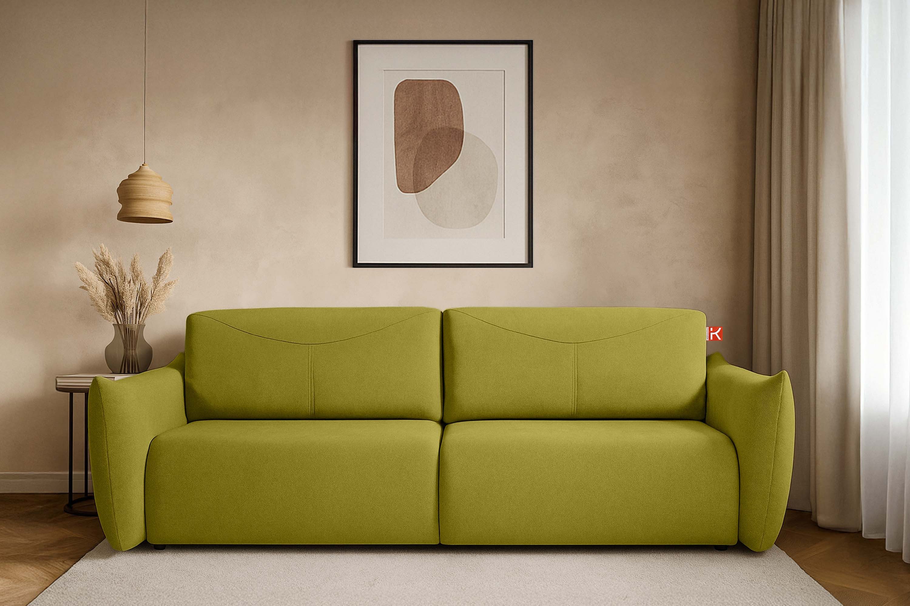 KONSIMO® 3-Sitzer LAVIS Schlafsofa, mit Wellenfedern, günstig online kaufen