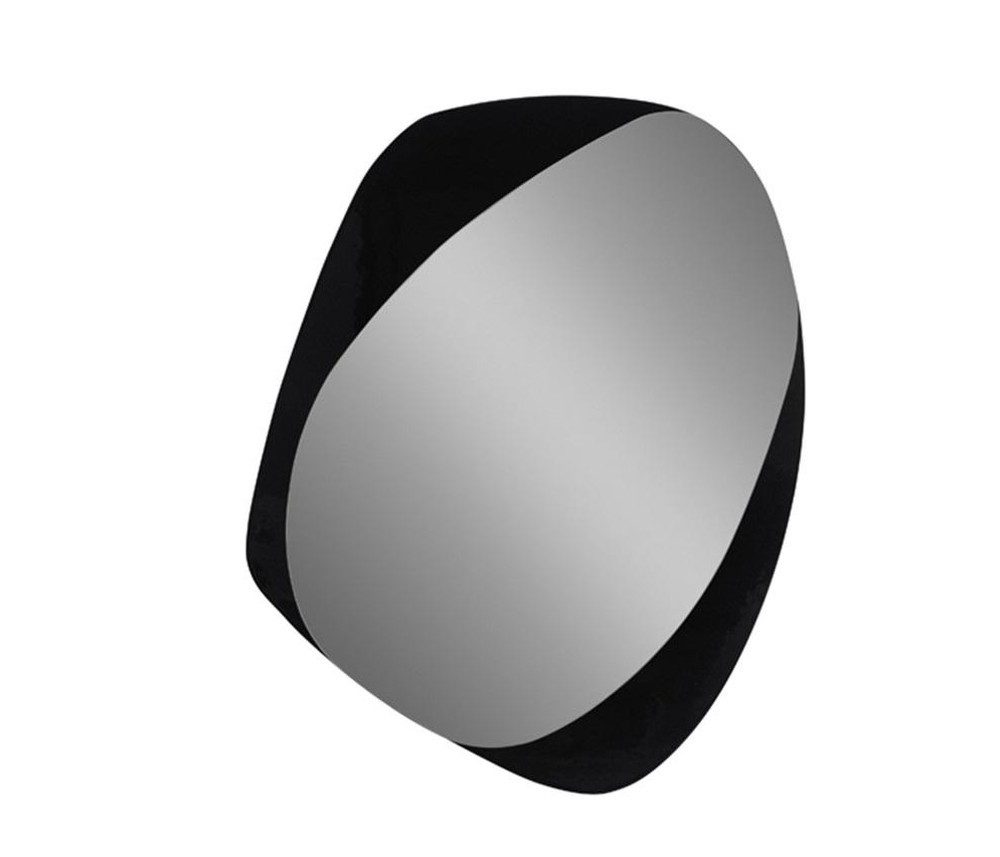 Xlmoebel Wandspiegel Eleganter Wandspiegel in Schwarz – modernes Design für Ihr, Made in Europa