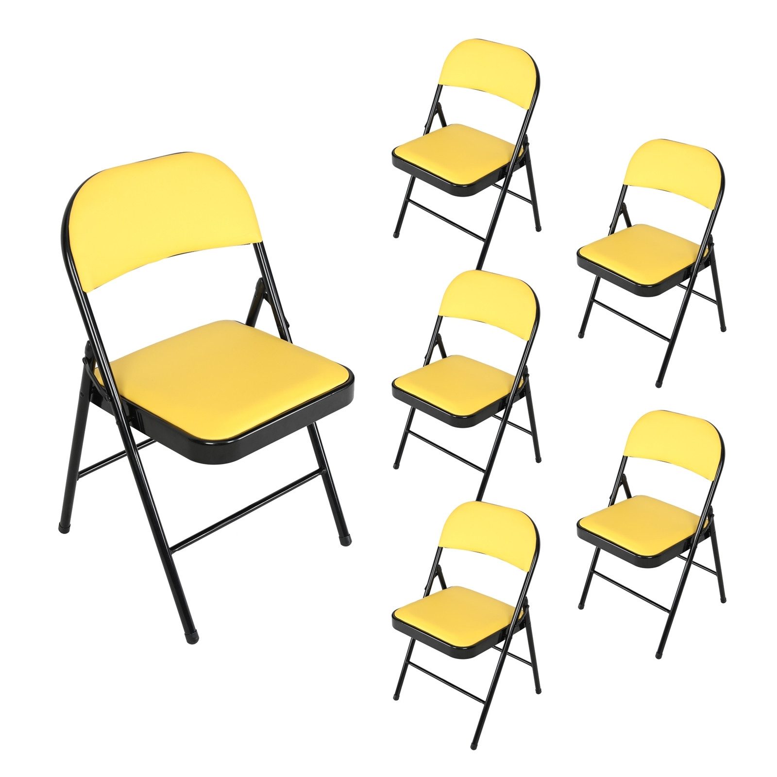 HTI-Living Stuhl Klappstuhl Kunstleder Gestell Schwarz günstig online kaufen