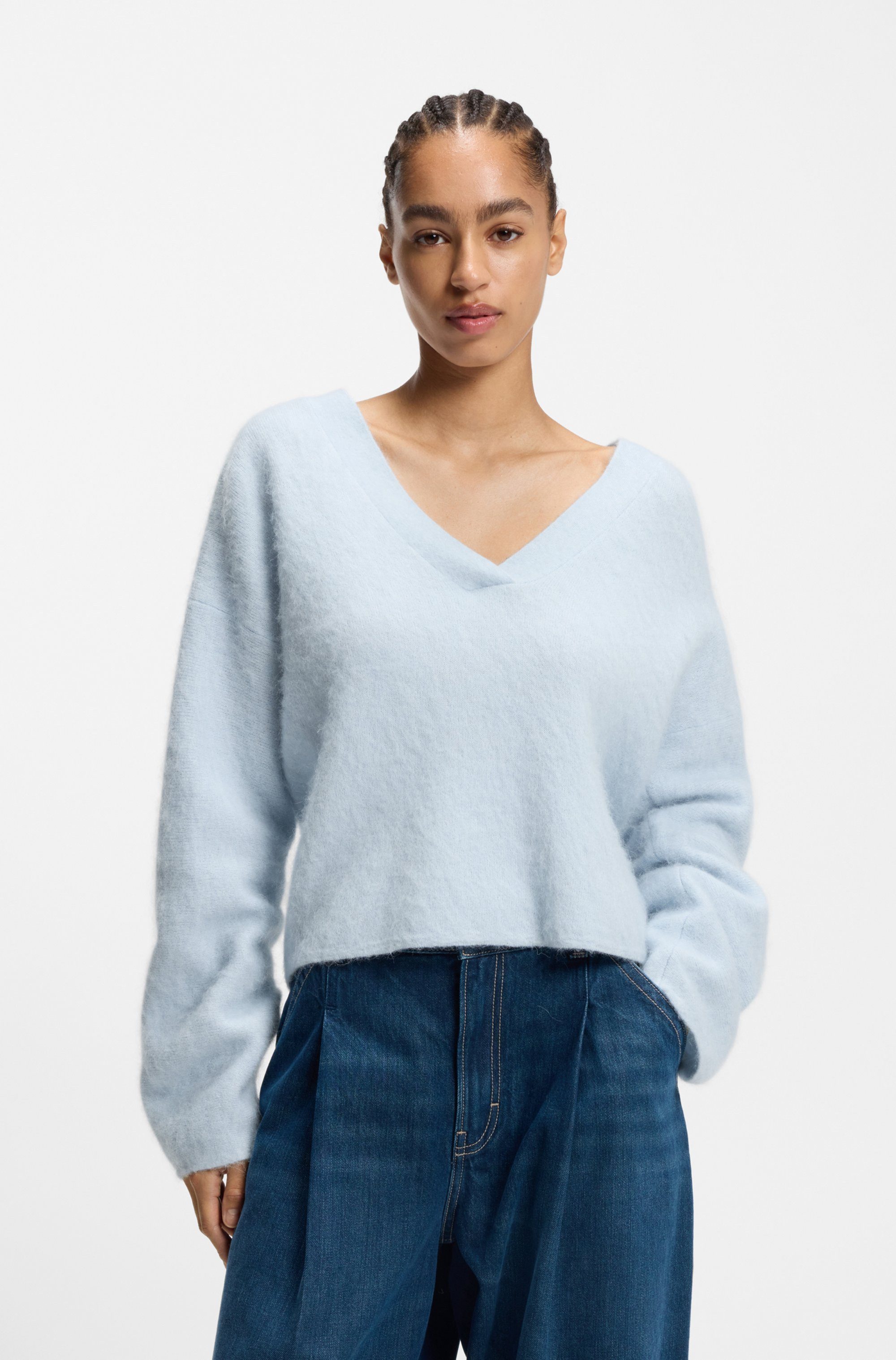 BOSS ORANGE Strickpullover Fiti Premium Damenmode günstig online kaufen