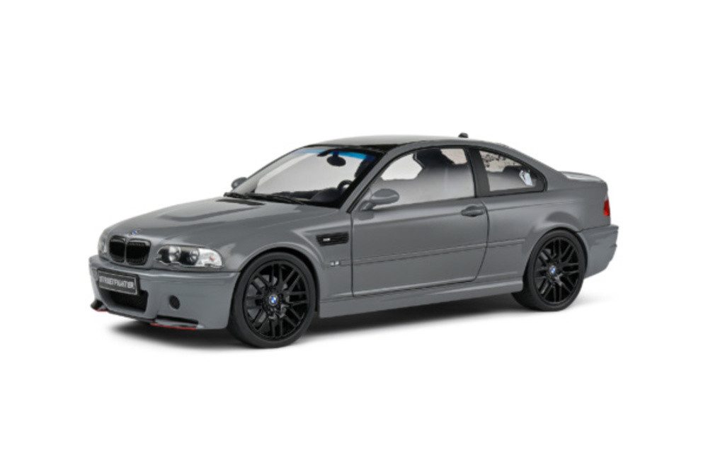 Solido Modellauto BMW M3 E46 Coupe Streetfighter 2000 grau, Maßstab 1:18