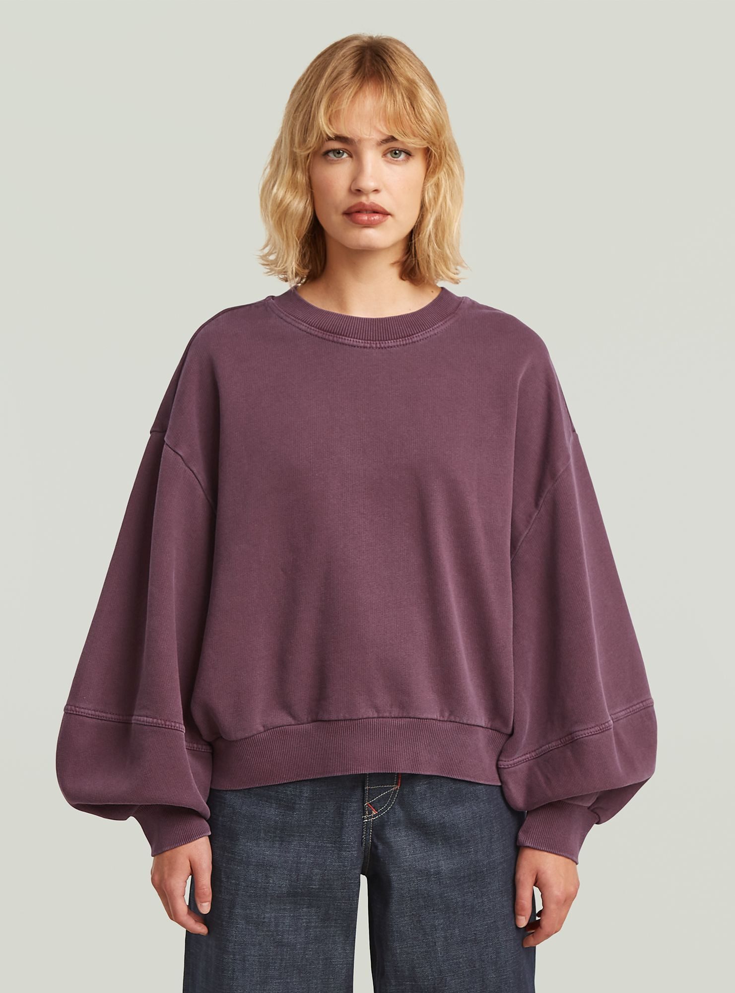 G-STAR Longpullover Overdyed Big Sleeve Oversized Sweater