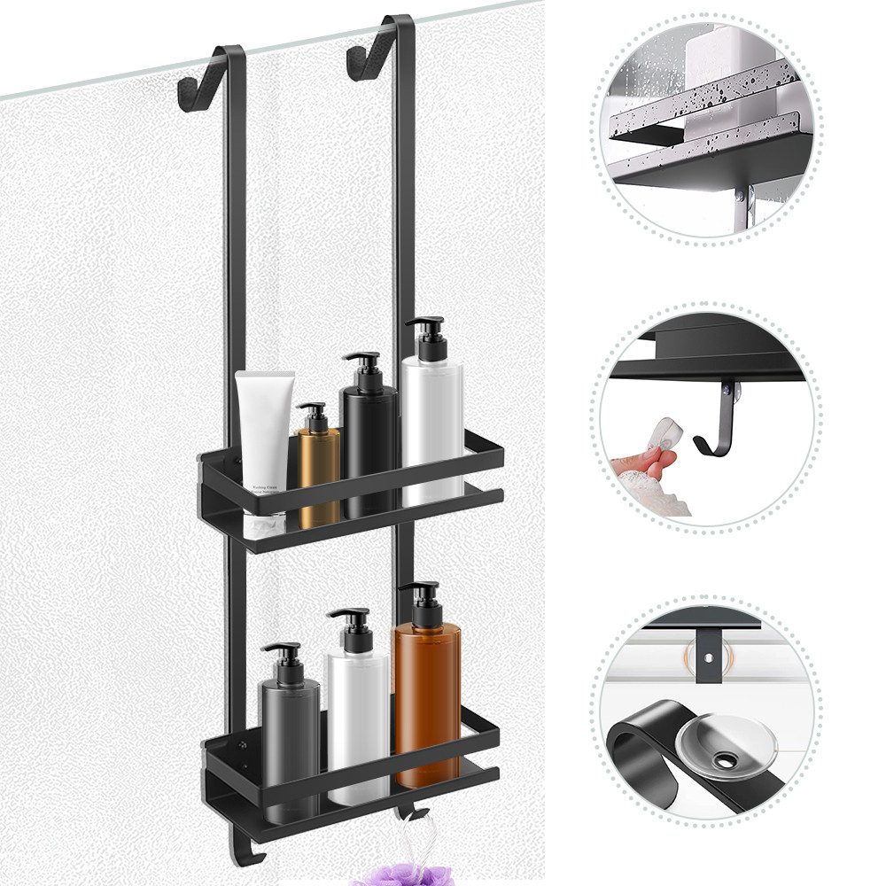 JEOBEST Duschablage Duschablage zum Hängen, Duschkorb zum Hängen inkl.Haken günstig online kaufen
