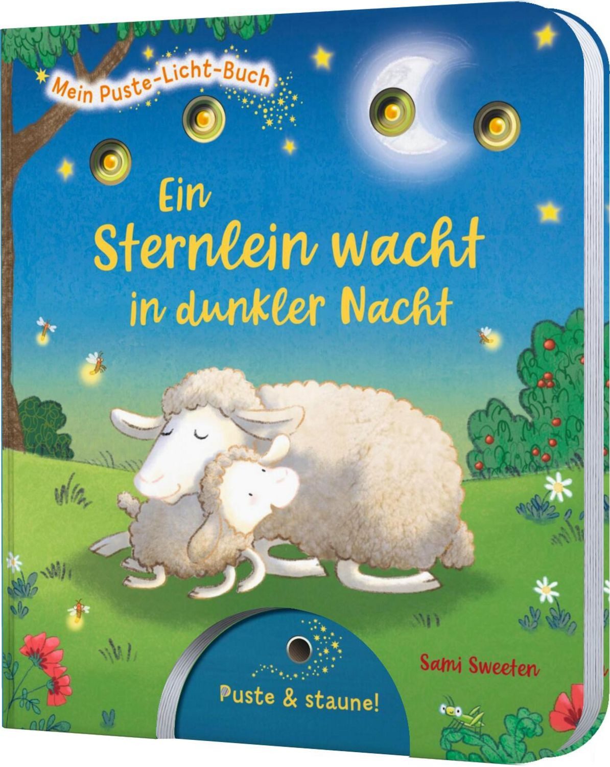 Mein Puste-Licht-Buch: Ein Sternlein wacht in dunkler Nacht / Sylvia Tress