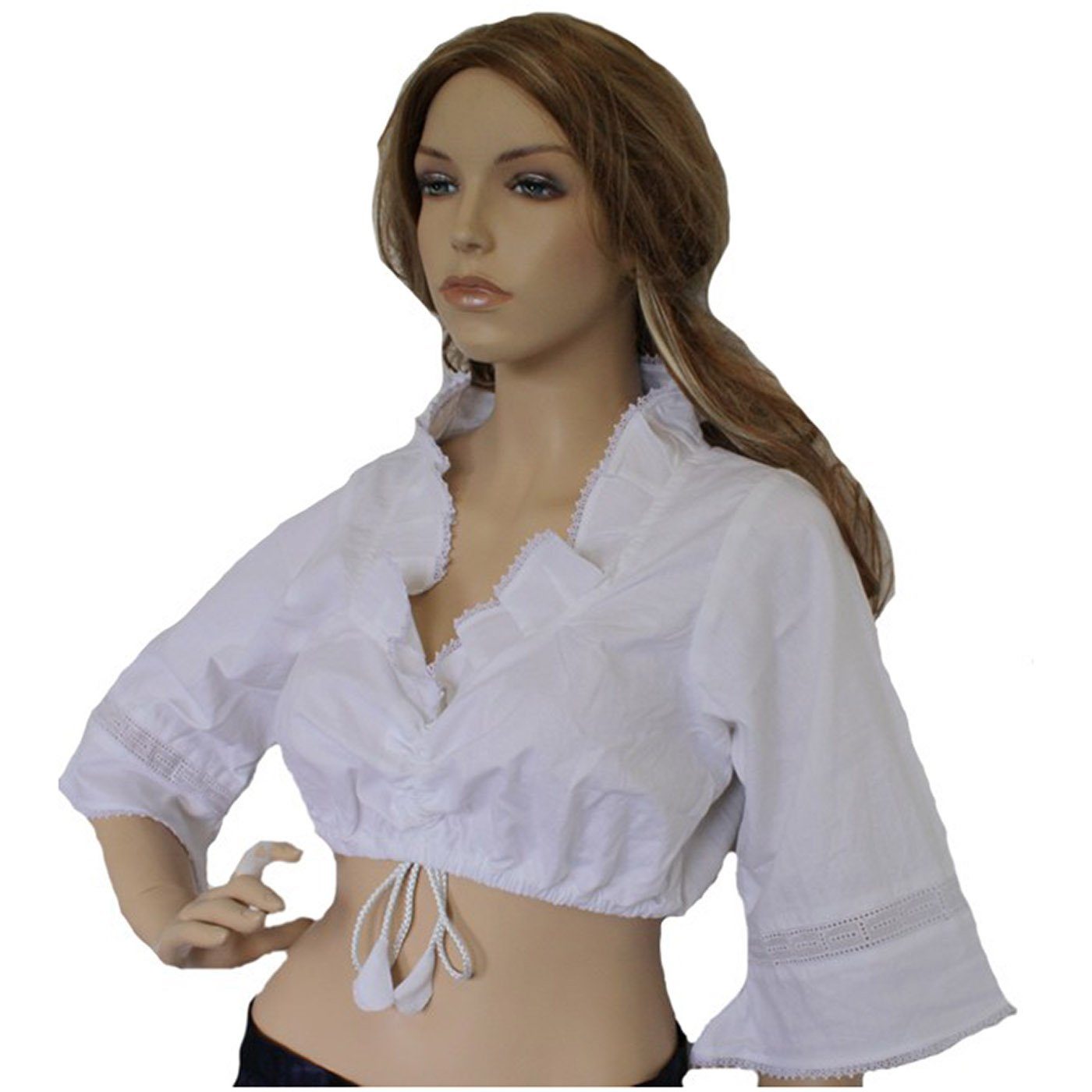 German Wear Dirndlbluse GW1506 Dirndlbluse Trachtenbluse in weiß günstig online kaufen