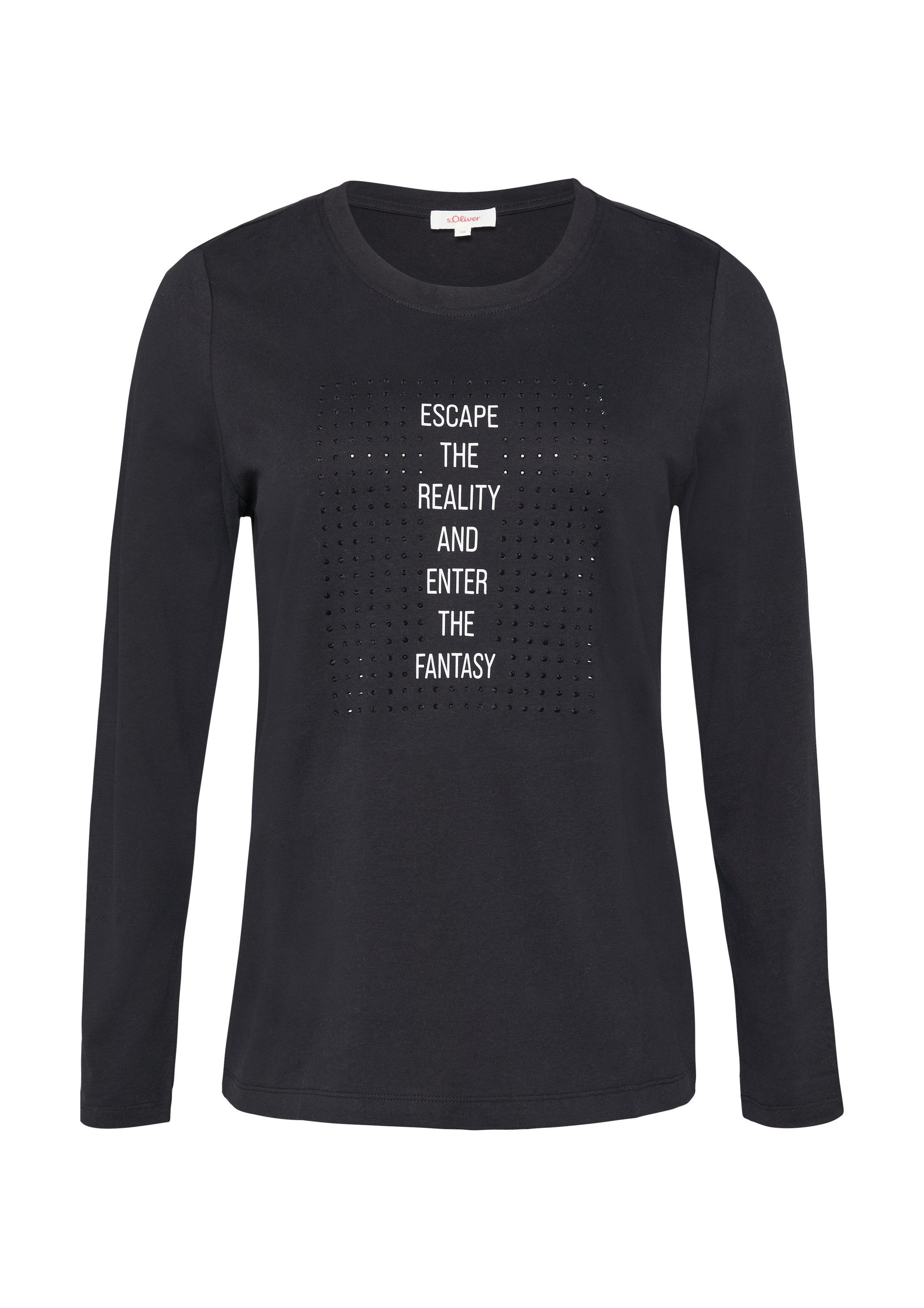 s.Oliver Langarmshirt T-Shirt (1-tlg) günstig online kaufen
