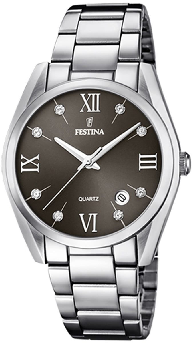 Quarzuhr Festina Damen Uhr F16790/F Edelstahl