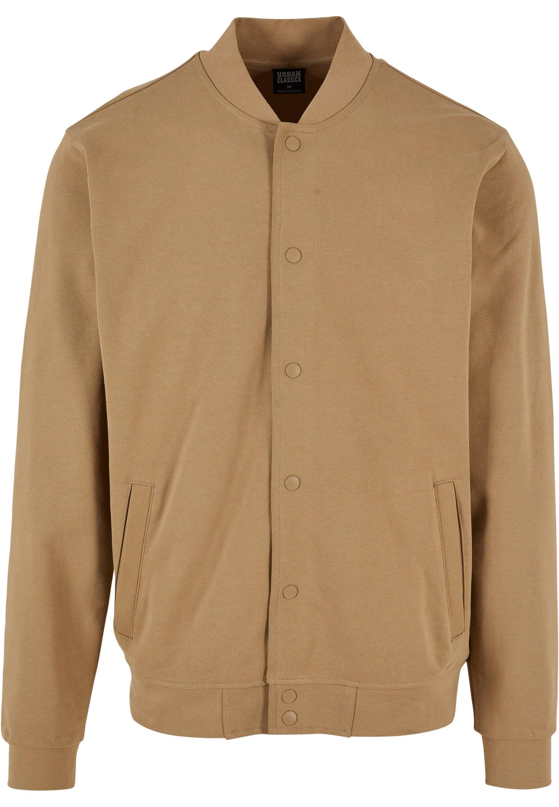 oder College Jacket Herren Übergangsjacke Solid für Heavy Perfekte CLASSICS Ultra Sommerabende (1-St), URBAN kühle Collegejacke