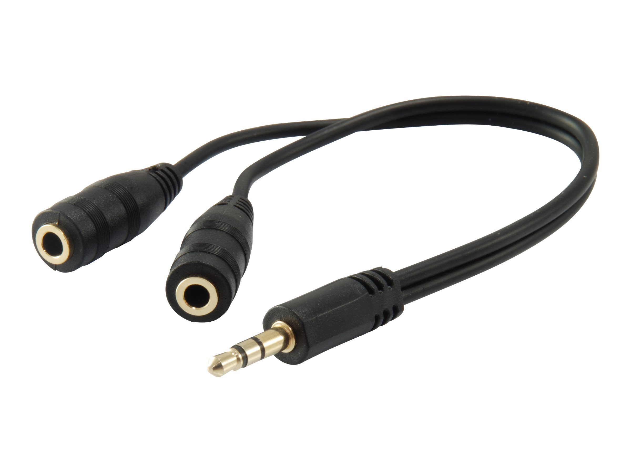 EQUIP Audio Splitter Y-Kabel 2x female -> male Audio-Kabel