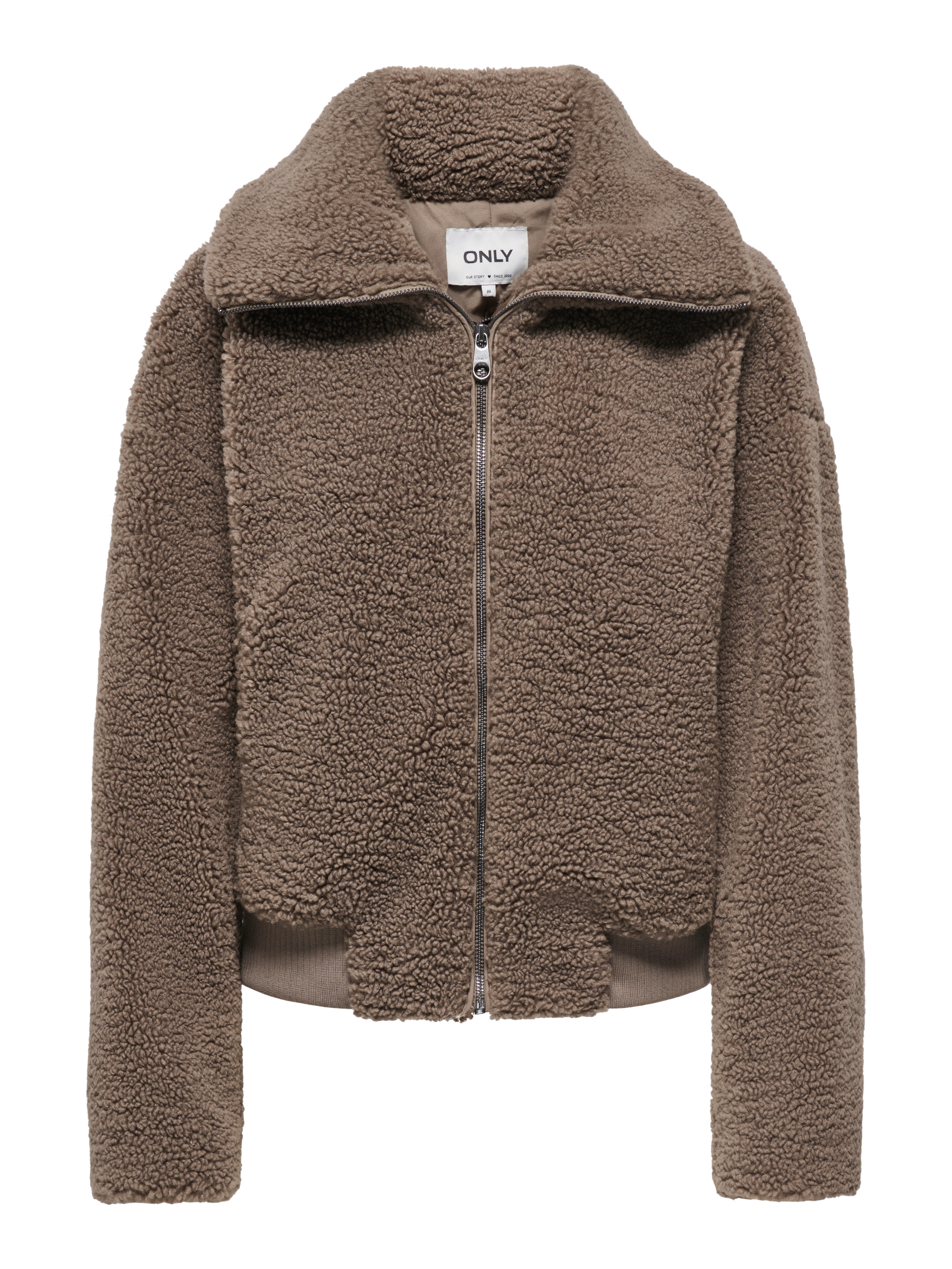 ONLY Plüschjacke ONLADELE TEDDY BOMBER JACKET OTW Kunstfaser, Teddyplüsch-Qualität