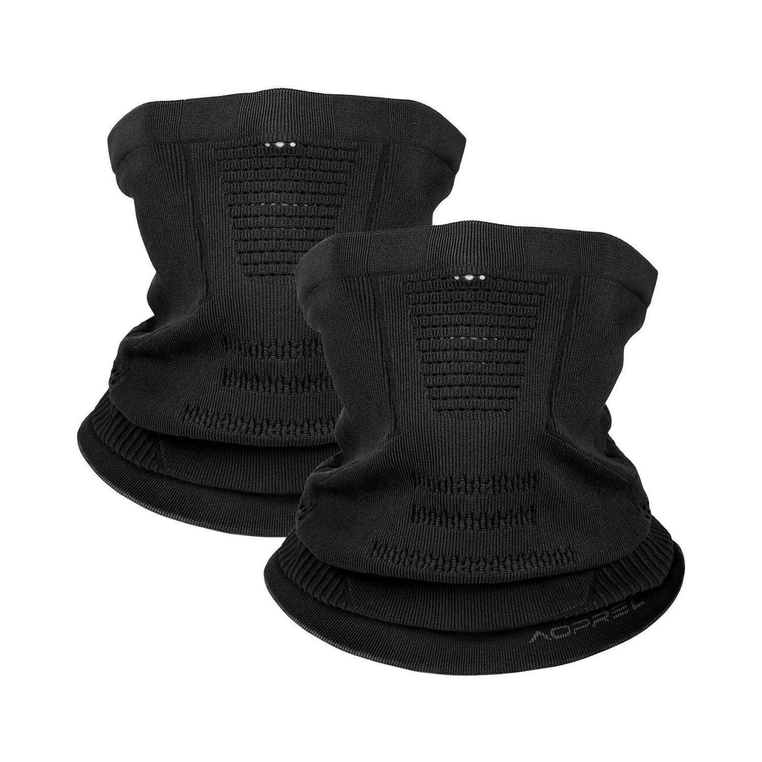 Sturmhaube Schlauchschal Herren Sturmhaube Halstuch Loop Schwarz schwarz