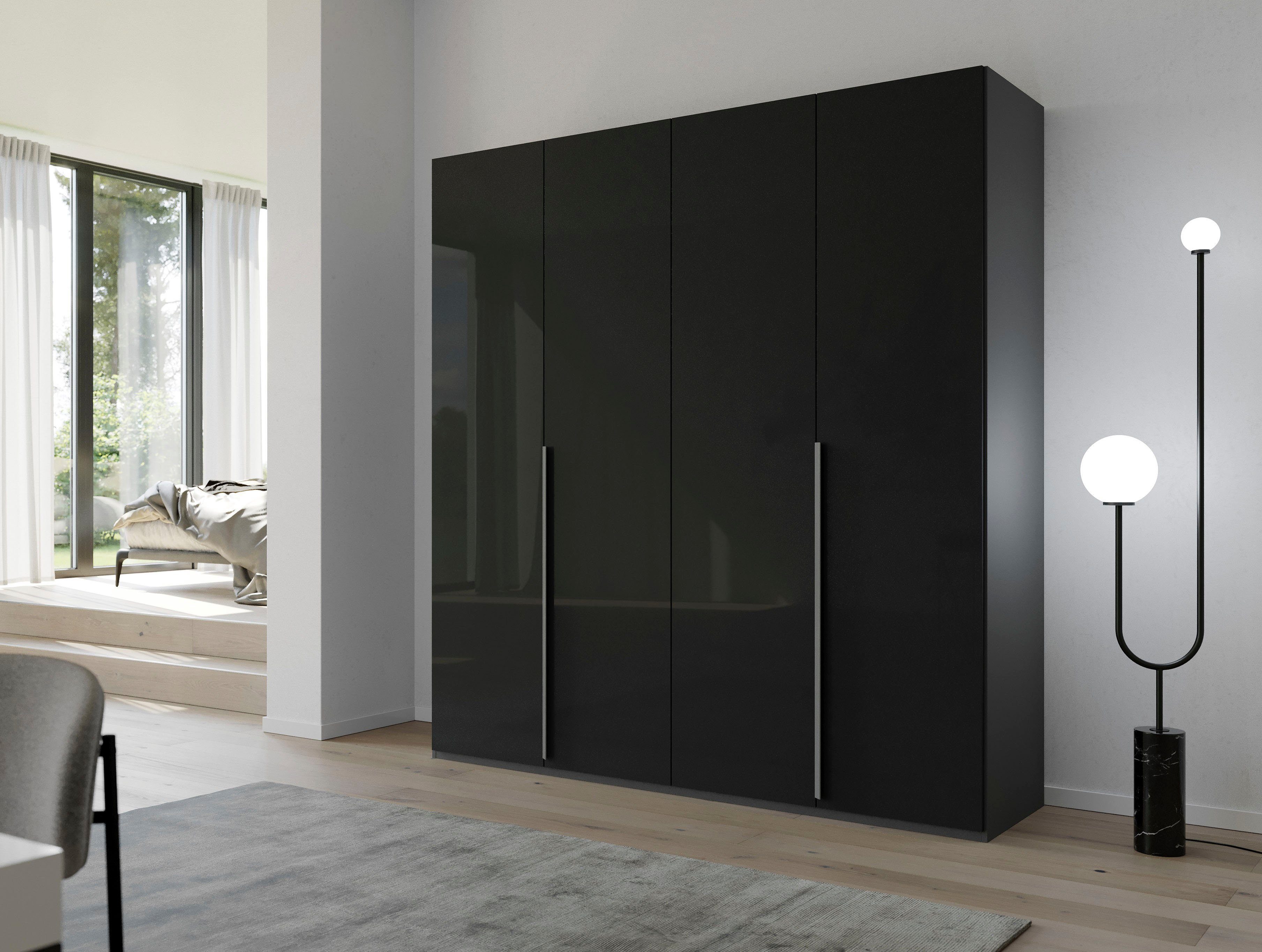 rauch Drehtürenschrank "Purisma" mit Glasfront und umfangreicher Innenausst günstig online kaufen