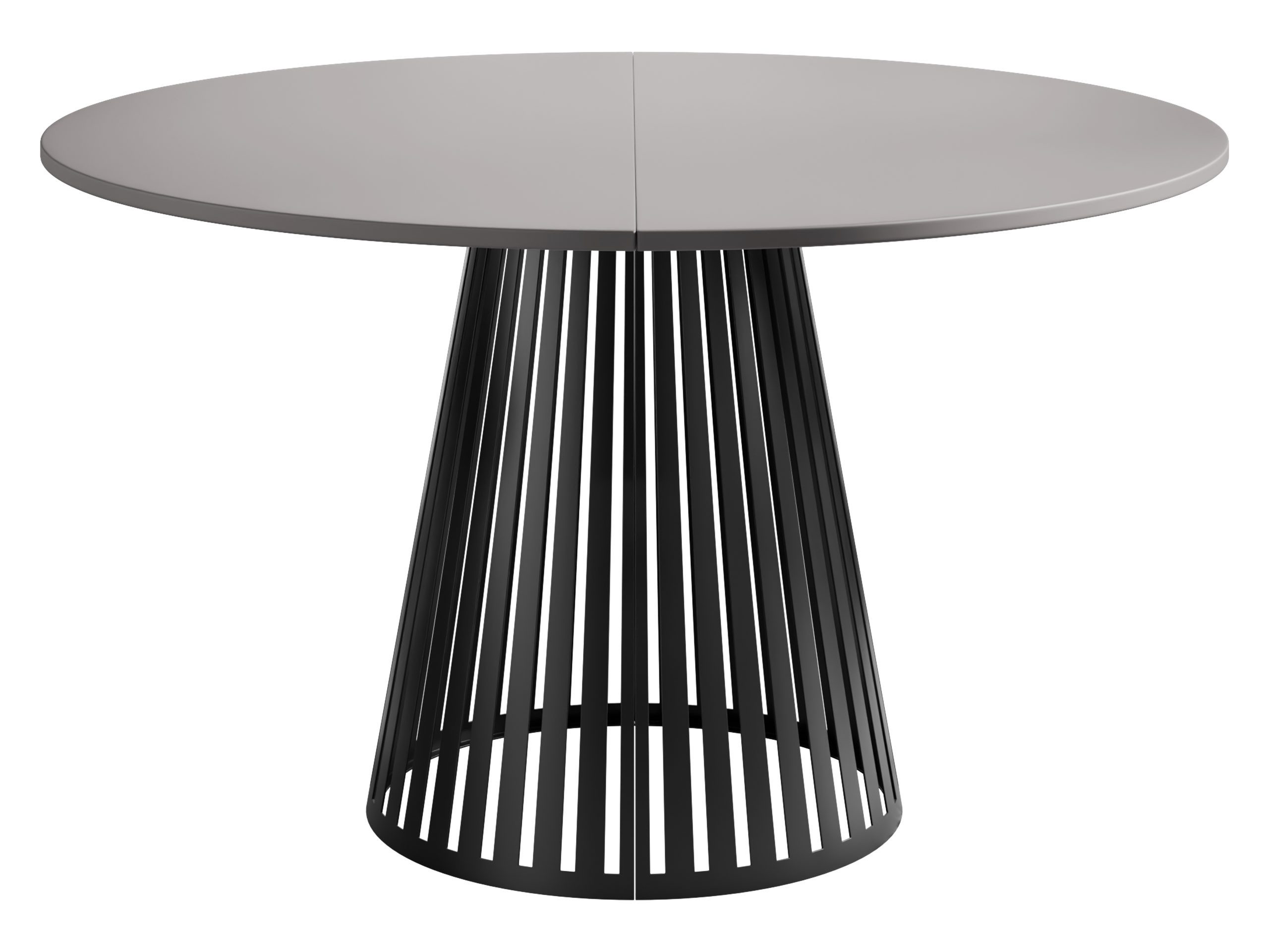 MIRJAN24 Esstisch Cone 100 (Ausziehbarer), Rund, Beine aus Stahl