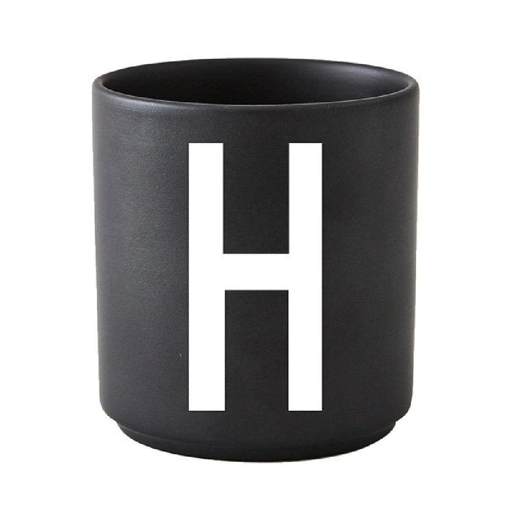 Design Letters Tasse Tasse Schwarz H