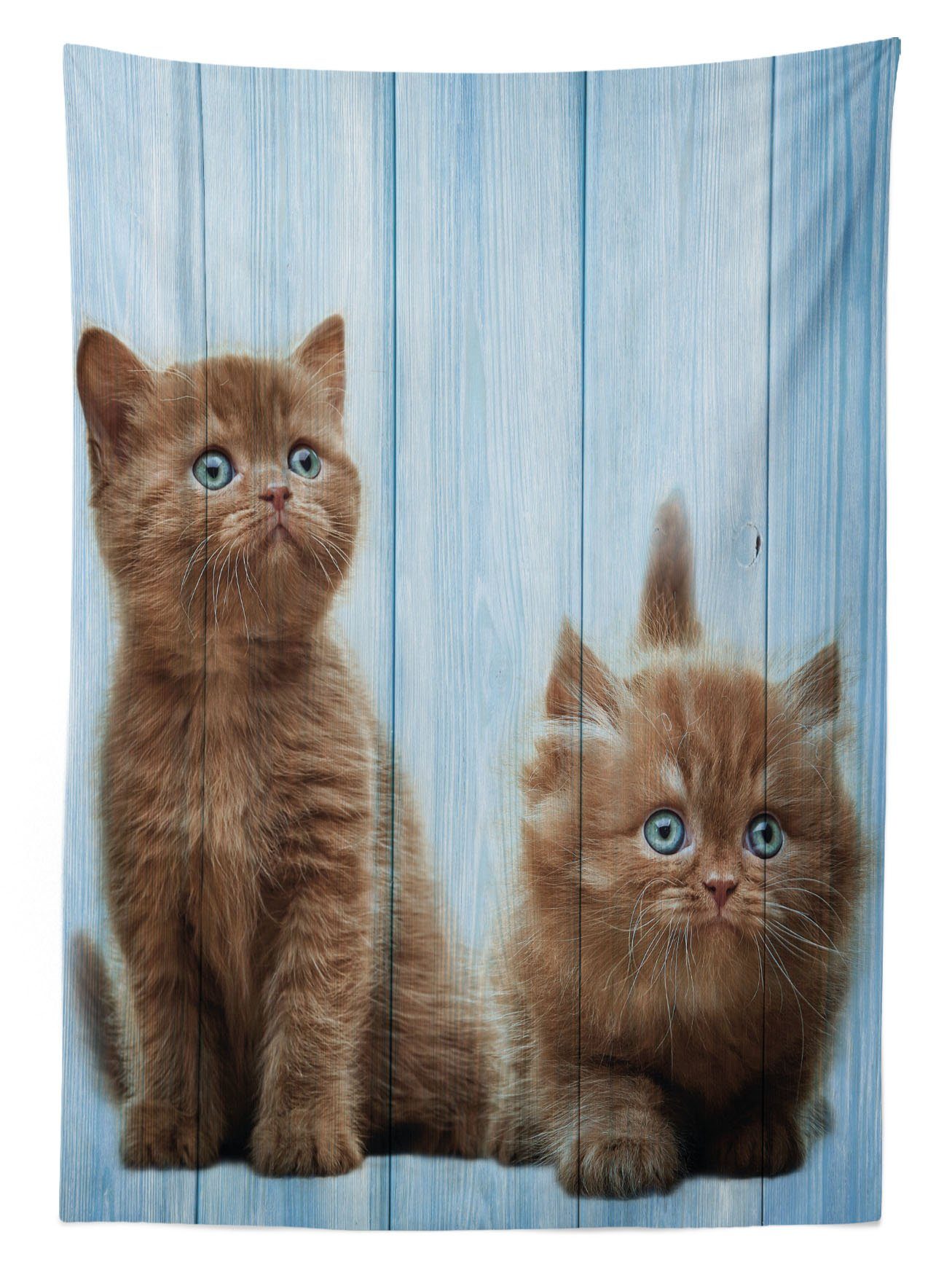 Farbfest Tischdecke Tier geeignet Klare Für Bereich Farben, Abakuhaus Baby-Kätzchen-bester Waschbar den Außen Freund