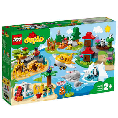 LEGO® Konstruktions-Spielset Town 10907 Tiere der Welt, (121 St)