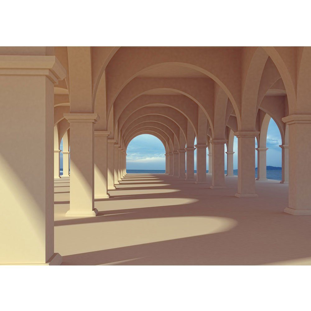 Fototapete no. 3D Fototapete Säulengang Romantic Architektur Arkade liwwing Perspektive 69, liwwing