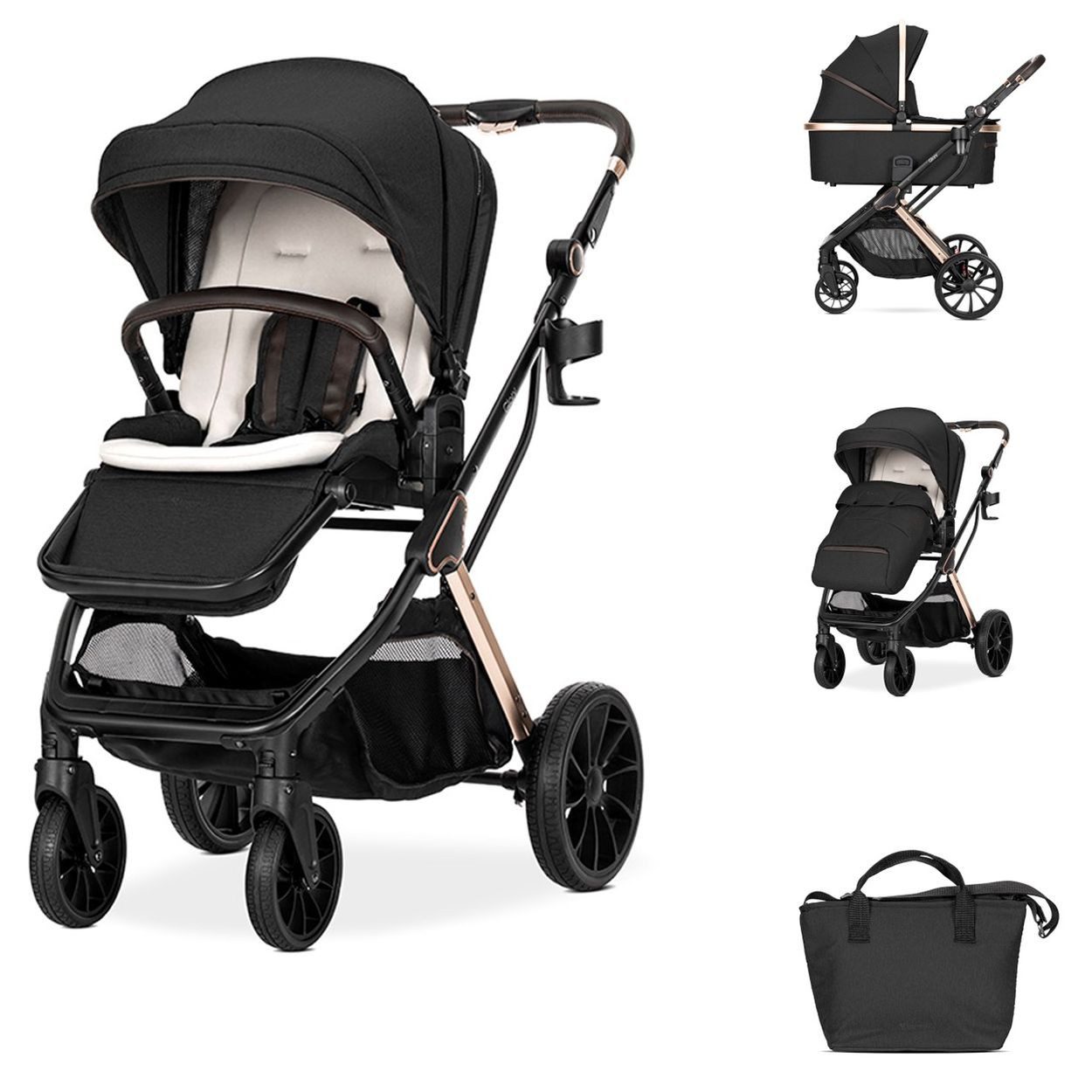 Kombi-Kinderwagen Kinderwagen 2in1 Glory Adapter
