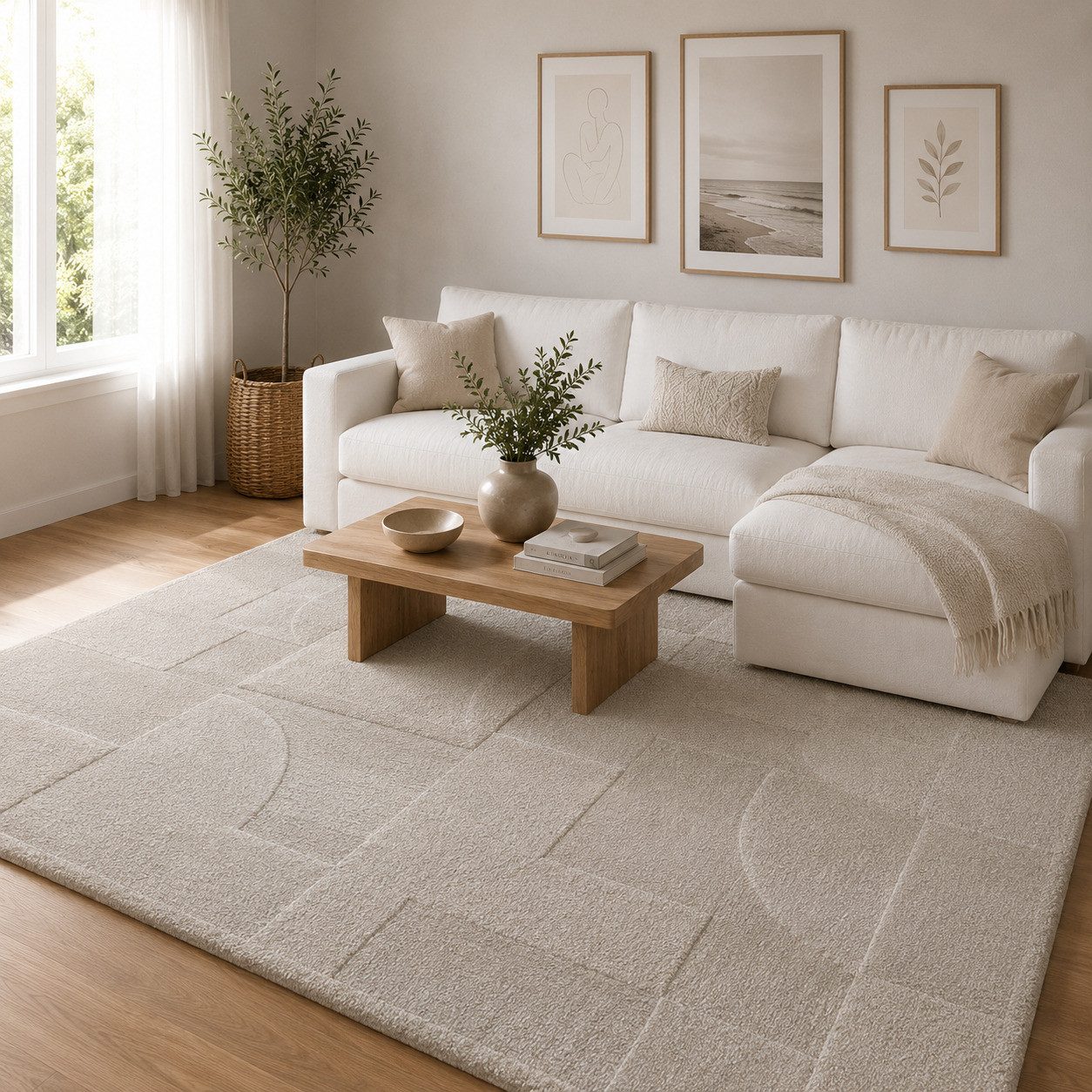 Pergamon Hochflor-Teppich Designer Teppich Nosy Modern, Rechteckig, Höhe: 13 mm