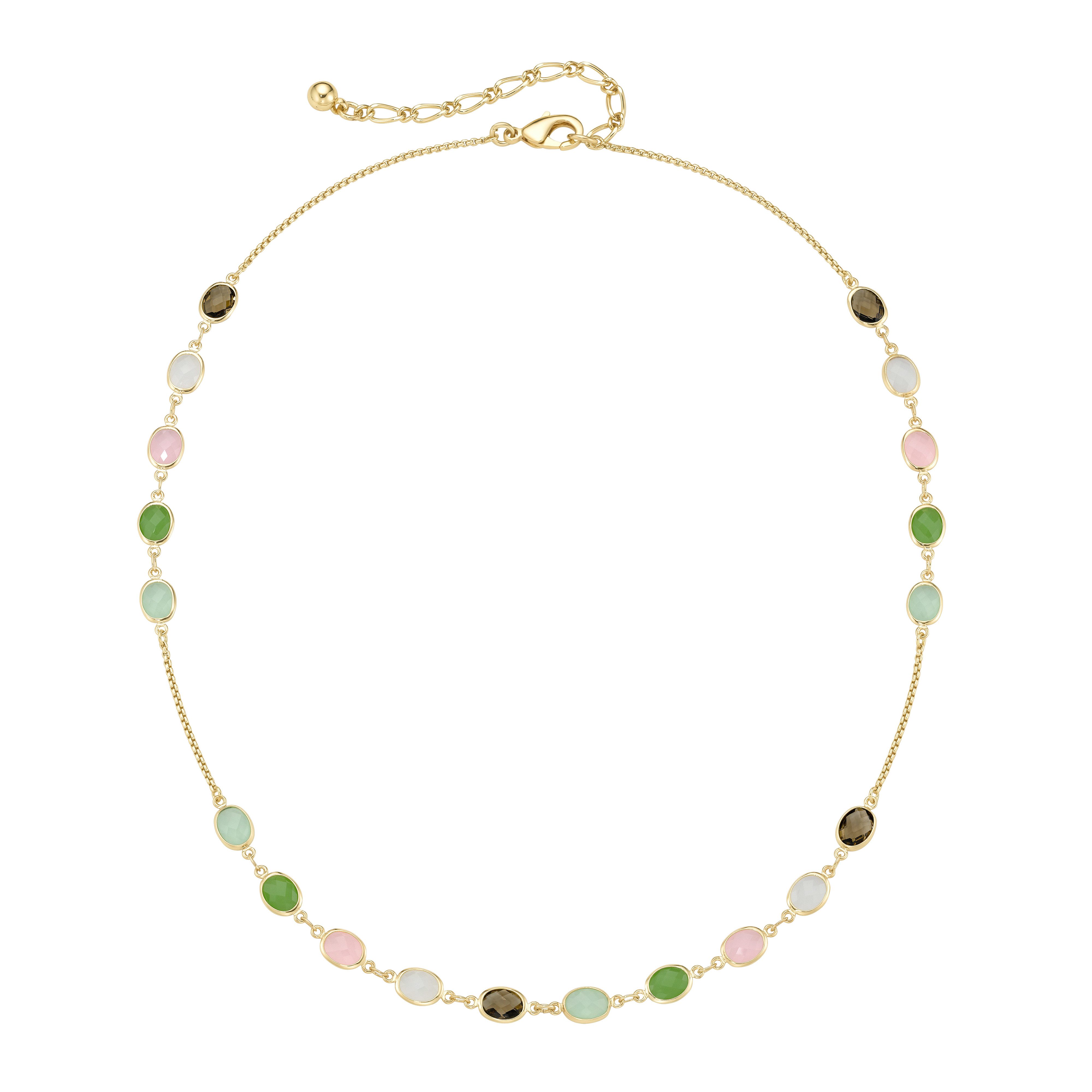 Firetti Collier Schmuck Geschenk Halsschmuck Halskette, mit Kristallstein