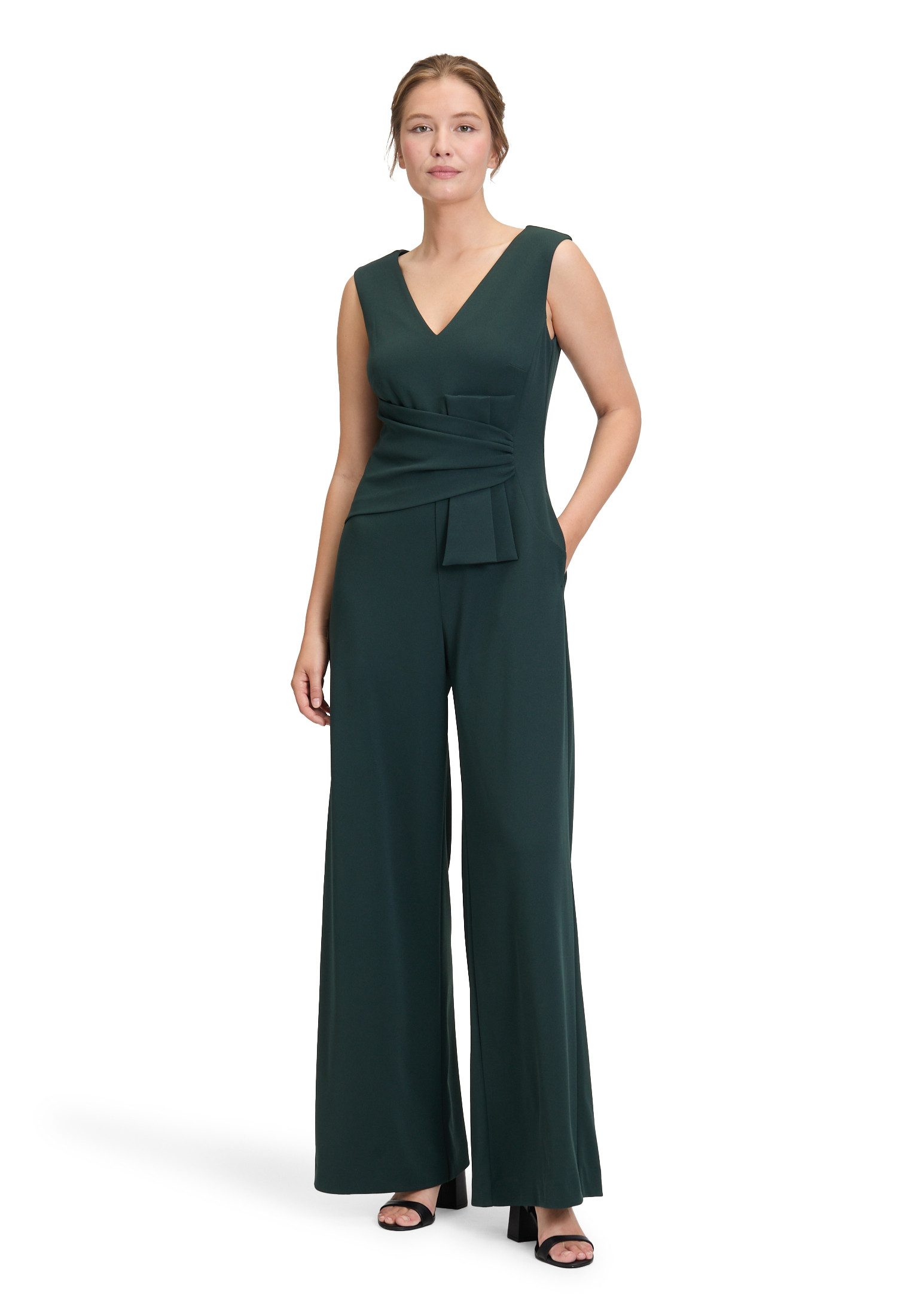 Vera Mont Overall Damen Jumpsuit mit weitem Bein (1-tlg) günstig online kaufen