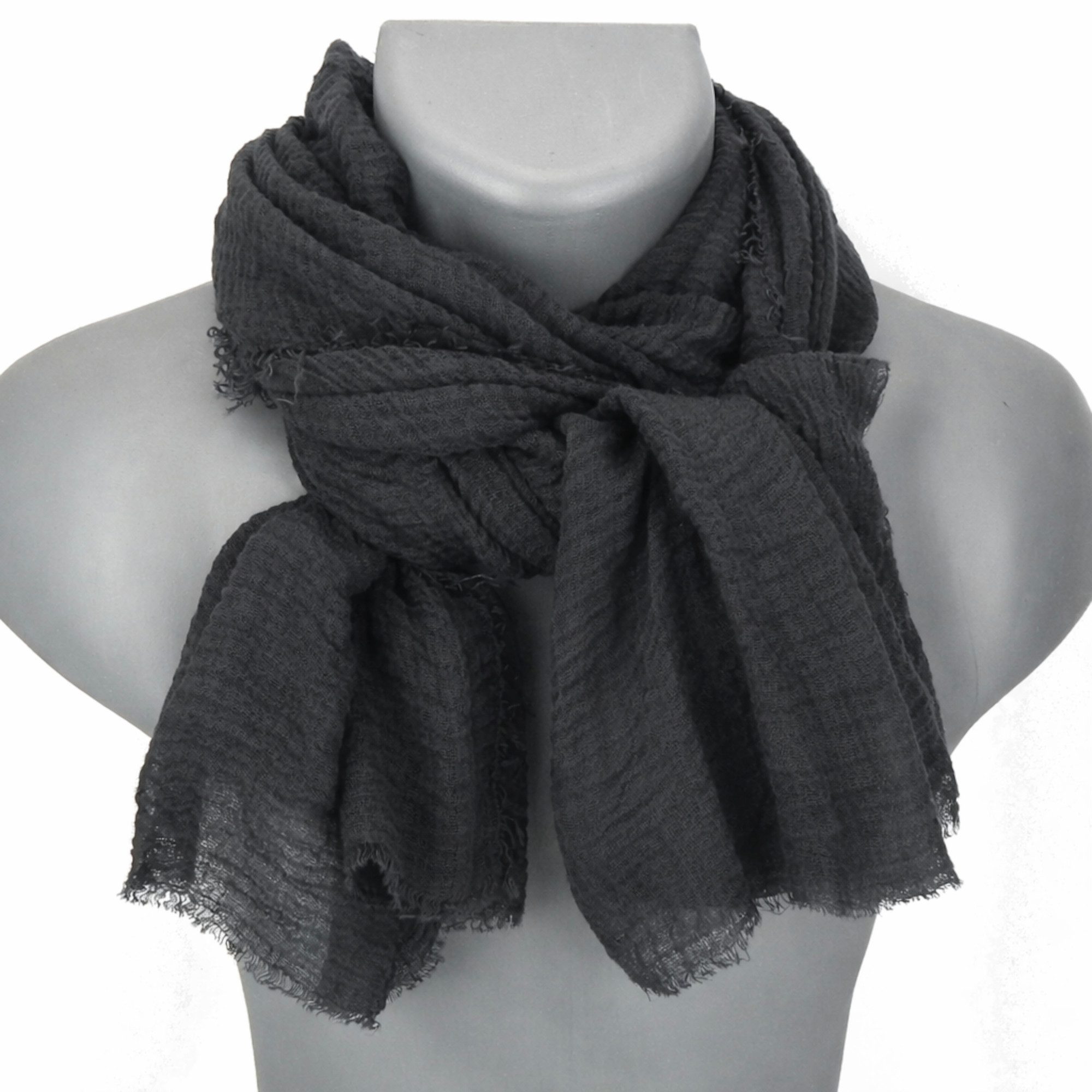 Ella Jonte Modeschal, klassischer Uni-Schal in weicher Qualität für jede Jahreszeit