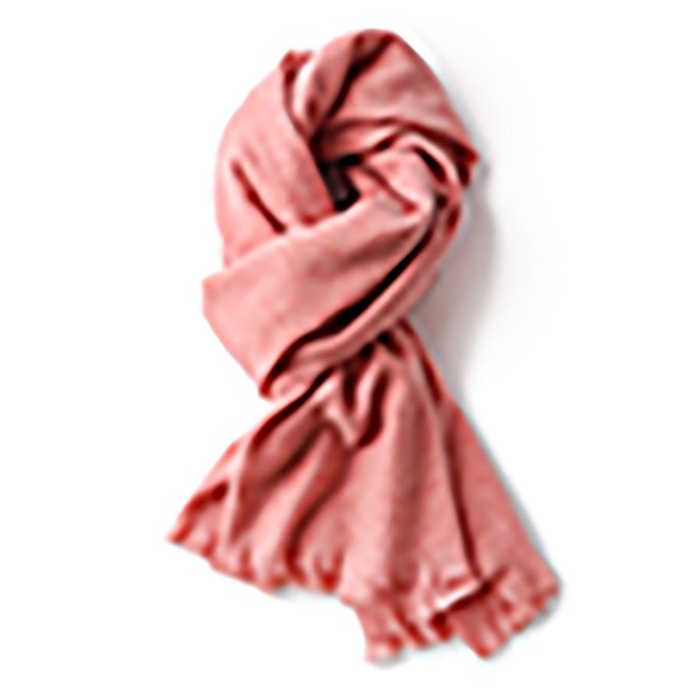 SCOHEAD Modeschal Damenschal, (Leicht, atmungsaktiv und dünn, Handgestrickter Schal), Atmungsaktiver und kuscheliger Schal für winterliche Wärme. pfirsichfarben