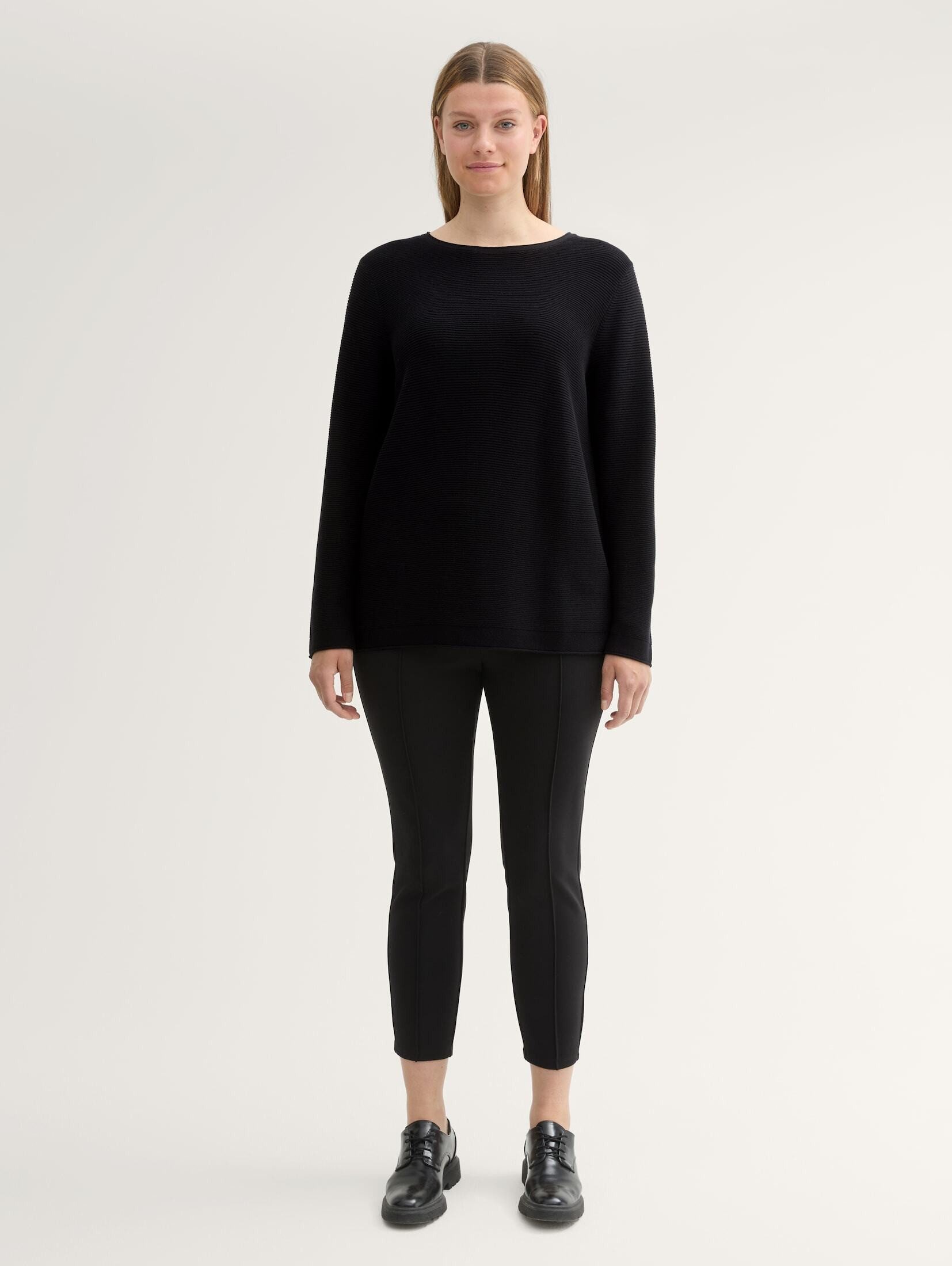 TOM TAILOR PLUS Strickpullover Pullover & Strickjacken Plus Size - Strickpullover aus Bio-Baumwolle